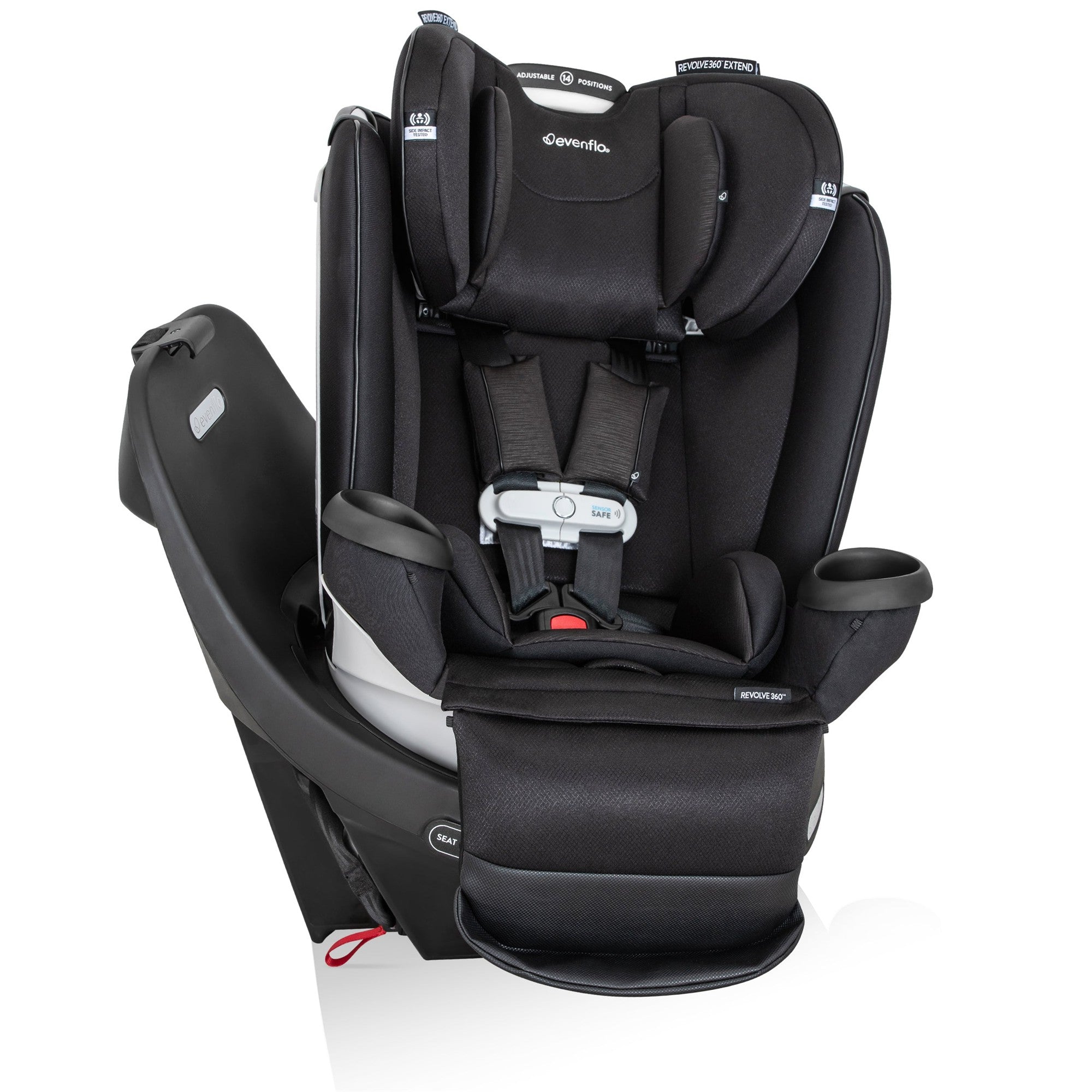 Evenflo Gold Revolve360 Extend Rotational Convertible Car Seat - 360° Swivel for Easy In & Out - Rear & Forward Facing - Extended Use from Birth to 10 Years - Perfect for Family Travel & Daily Commute
