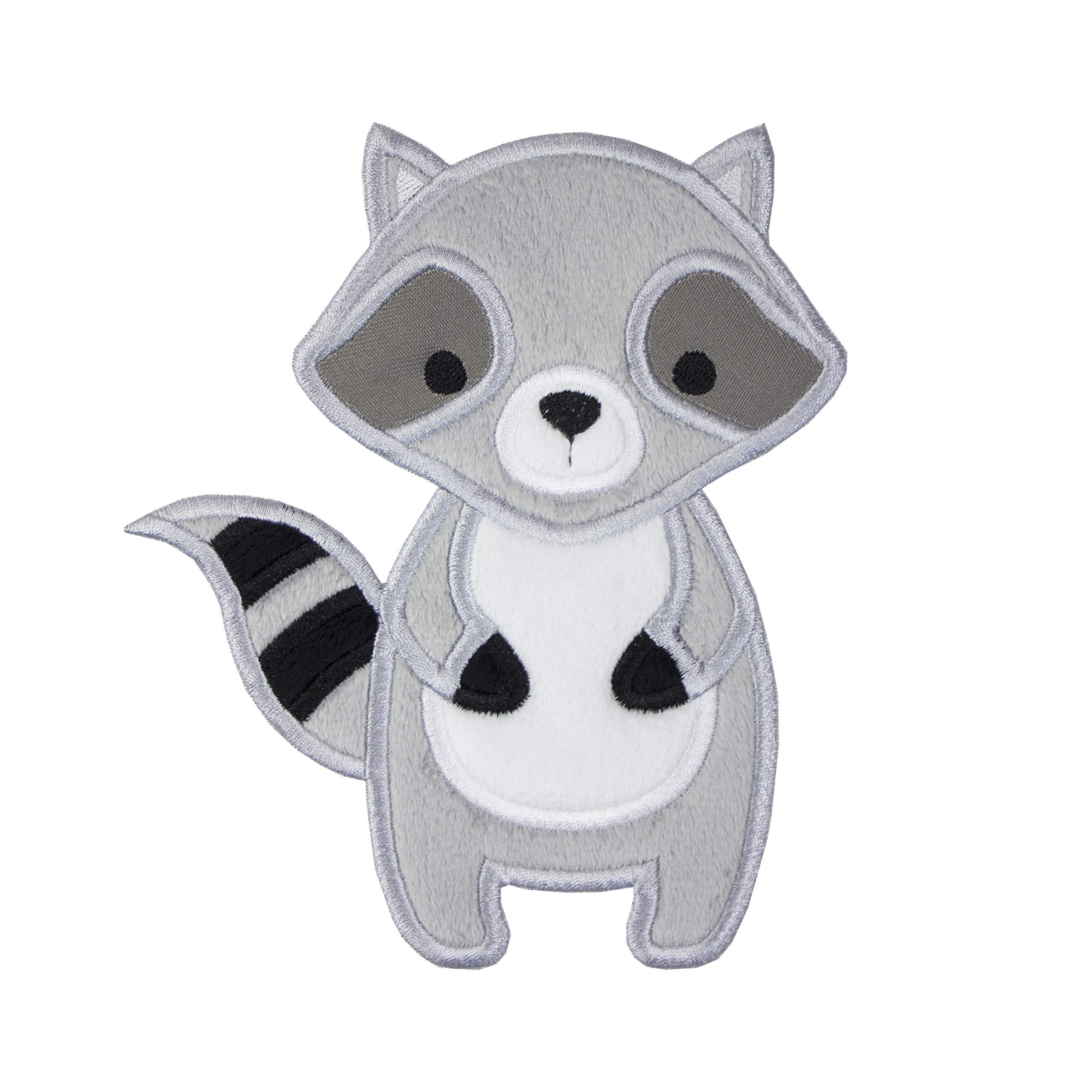 Woodland Raccoon Embroidered Patch - Sew On or Iron On Applique for Jackets, Backpacks & DIY Crafts | Durable Outdoor-Themed Decorative Patch