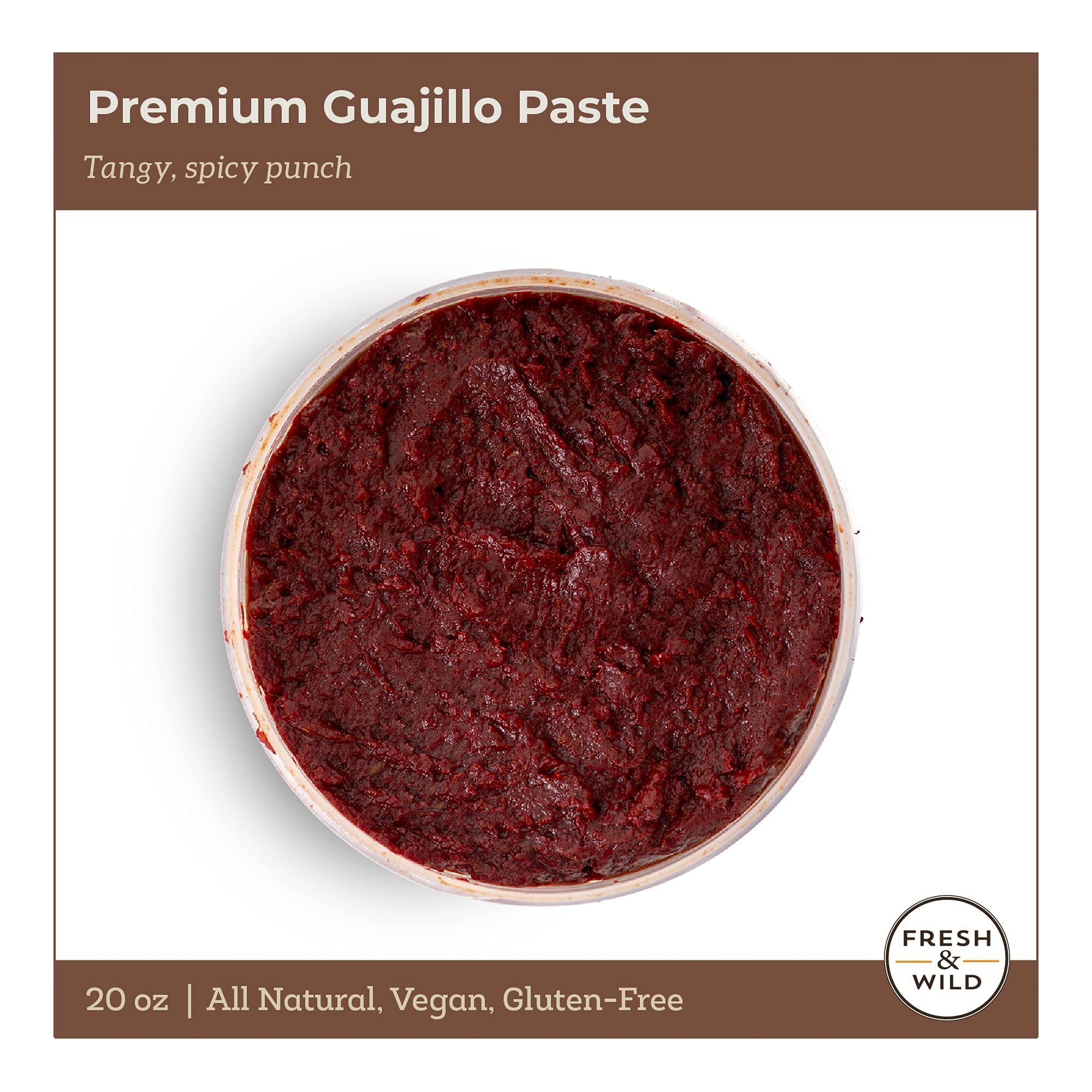 Premium Guajillo Chile Paste - Vegan, Gluten-Free Mexican Cooking Sauce for Stews, Chili & Authentic Dishes | 20oz Jar | Gourmet Chef-Inspired Ingredient for Home Cooks & Restaurants | Perfect for Tacos, Enchiladas & Mole Sauce Recipes