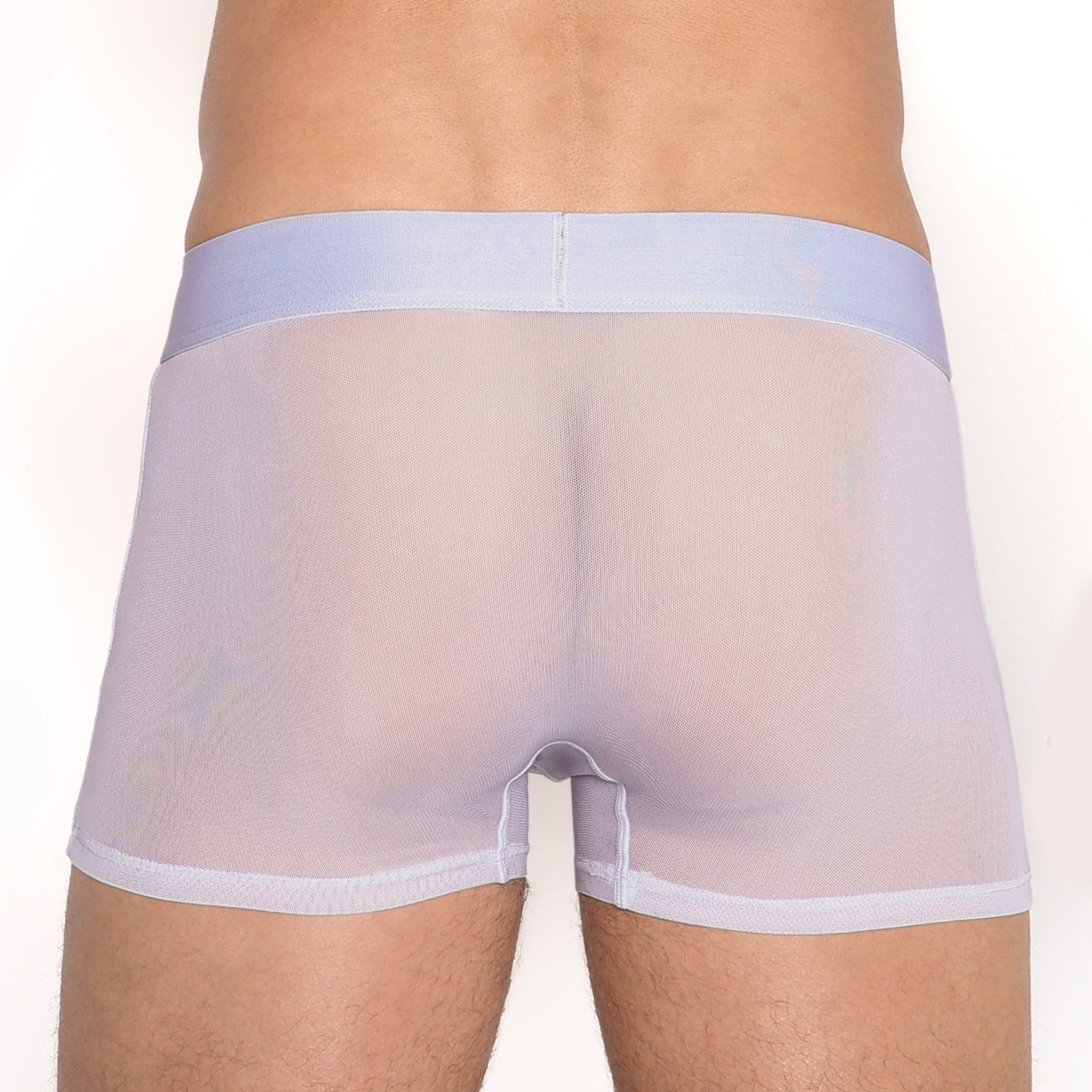 Just The Bones Sheer Trunk White - Comfortable Women's Underwear for Everyday Wear & Sleep