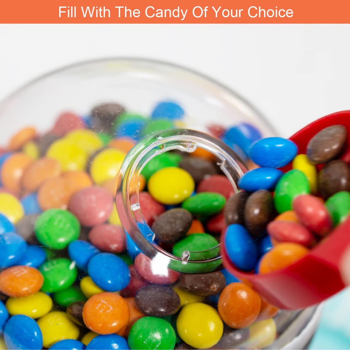 Global Gizmos Touch Activated Candy Dispenser Ball - Fun Interactive Treat Dispenser for Parties, Halloween & Office Snacks