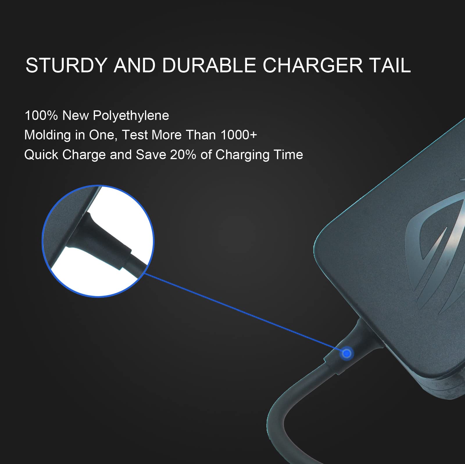 230W 19.5V 11.8A AC Power Adapter Charger for ASUS ROG Strix Scar II GU501/GU502, Zephyrus S GX531GX, GL704GW/GL504GW Laptops - Replacement Power Supply for Gaming & Work Use