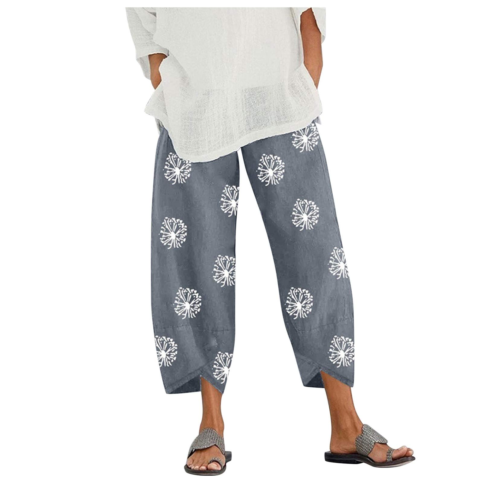 Maryia Women's Yoga Harem Pants - Comfy Wide Leg Palazzo Capri Sweatpants for Workout, Beach & Summer | Casual Lounge Wear for Yoga, Travel & Relaxation