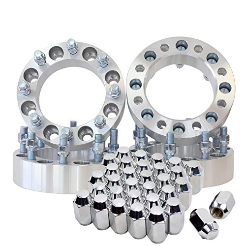 4 QTY Silver + 32 Chrome Lug Nuts