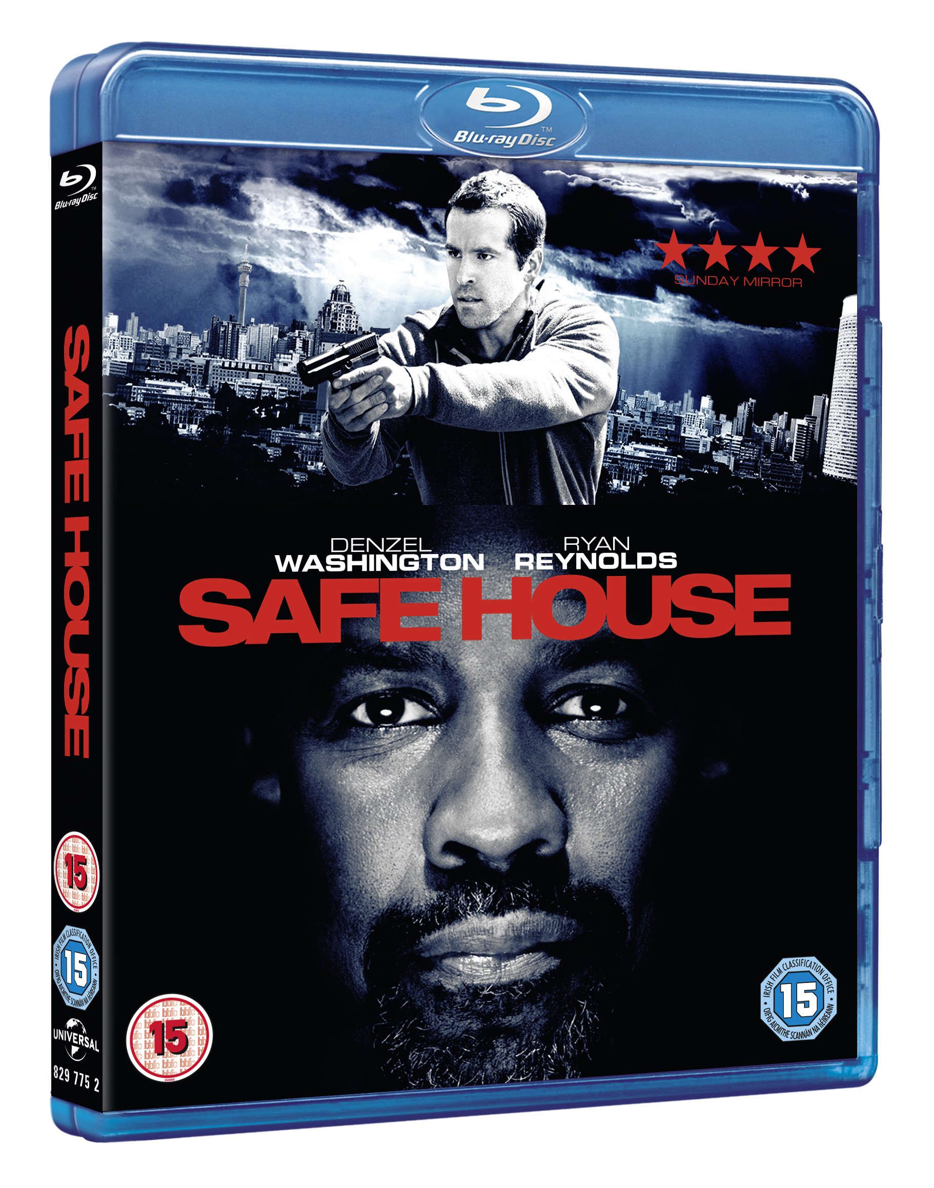 Safe House [Blu-ray] - Action Thriller Movie Starring Denzel Washington - Perfect for Movie Nights & Home Theater Entertainment