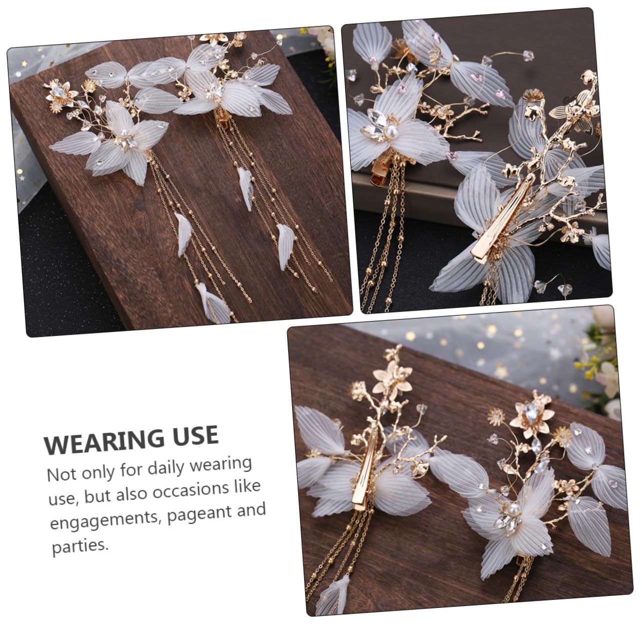 Ancient Chinese Style Hairpin Set - 2pcs Elegant Hair Clips for Women, Girls & Brides | Perfect for Parties, Weddings & Special Occasions | FOMIYES Hair Accessories