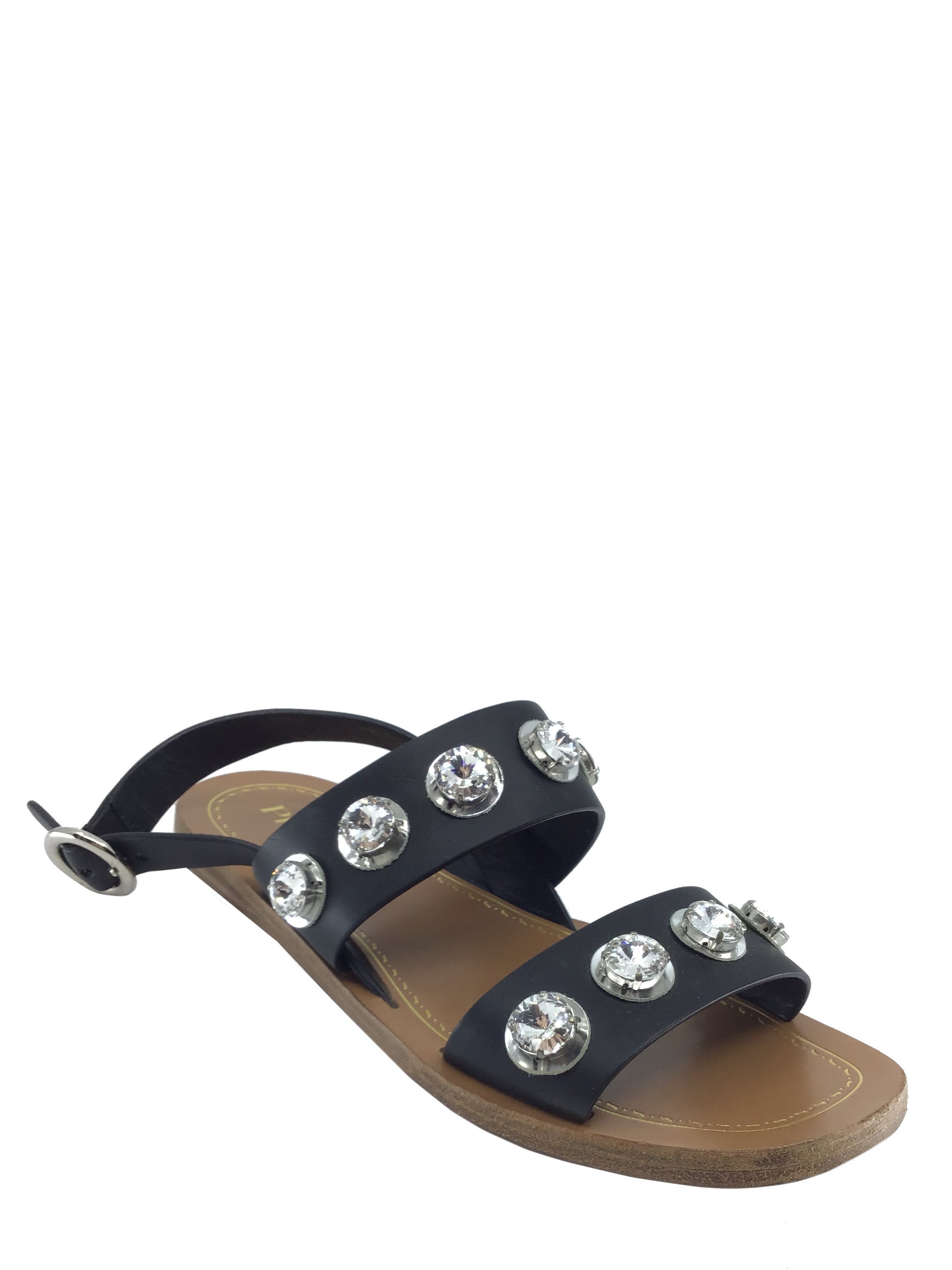 Prada Rhinestone Sandals for Women - Luxury Designer Glitter Heels | Perfect for Weddings, Parties & Evening Events
