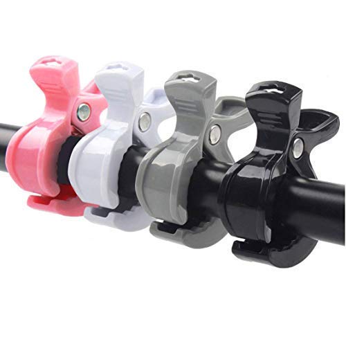 8 Pack Candy Color Pram Stroller Clips - Universal Baby Stroller Accessories for Hanging Muslin Blankets, Toys & Seat Covers | Durable Plastic Car Organizer Hooks for Diaper Bags & Shopping Baskets