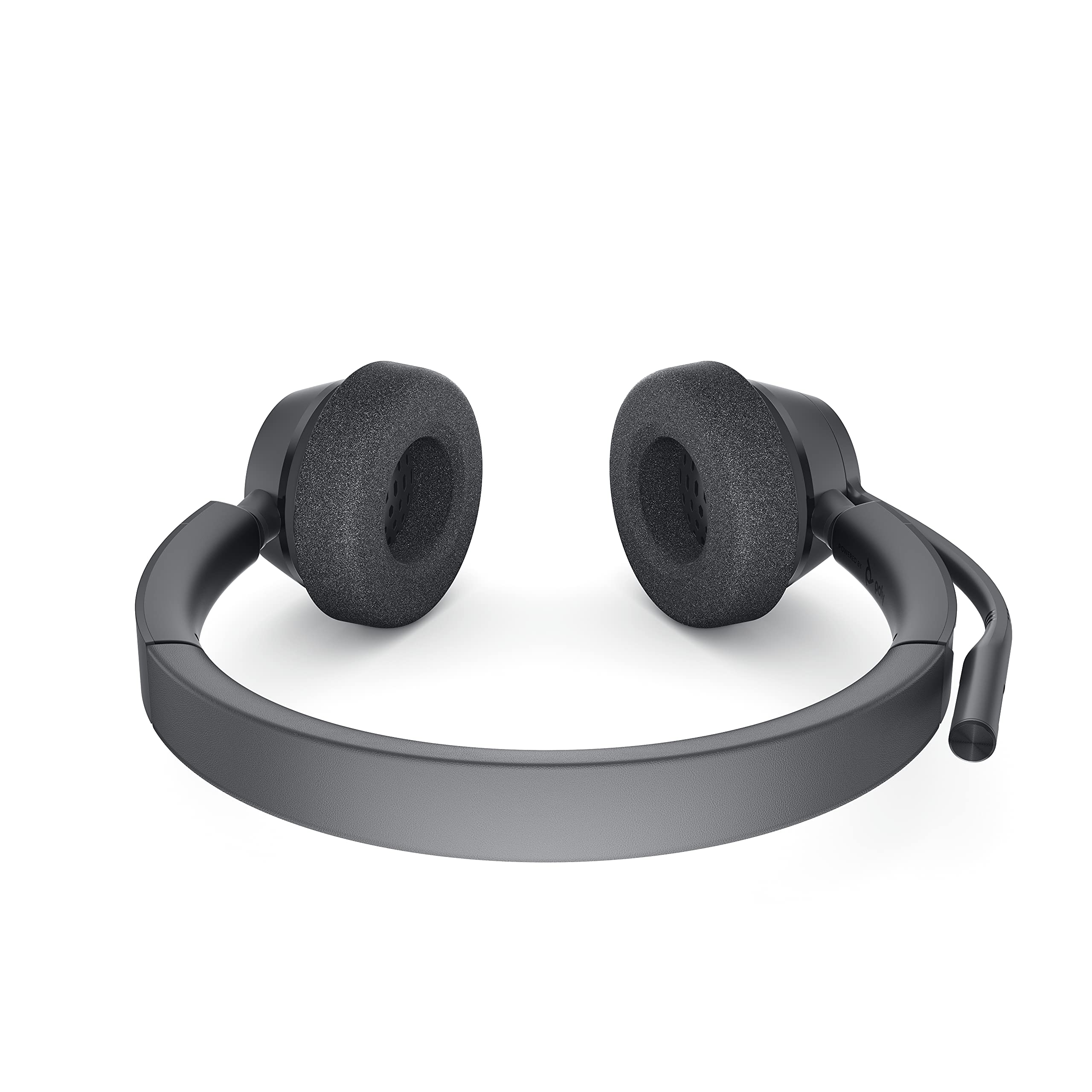 Refurbished Dell WH3022 Pro Stereo Headset - Noise Cancelling Wired Headphones with Mic for Office, Gaming & Call Centers - Compatible with PC, Laptop & Phone
