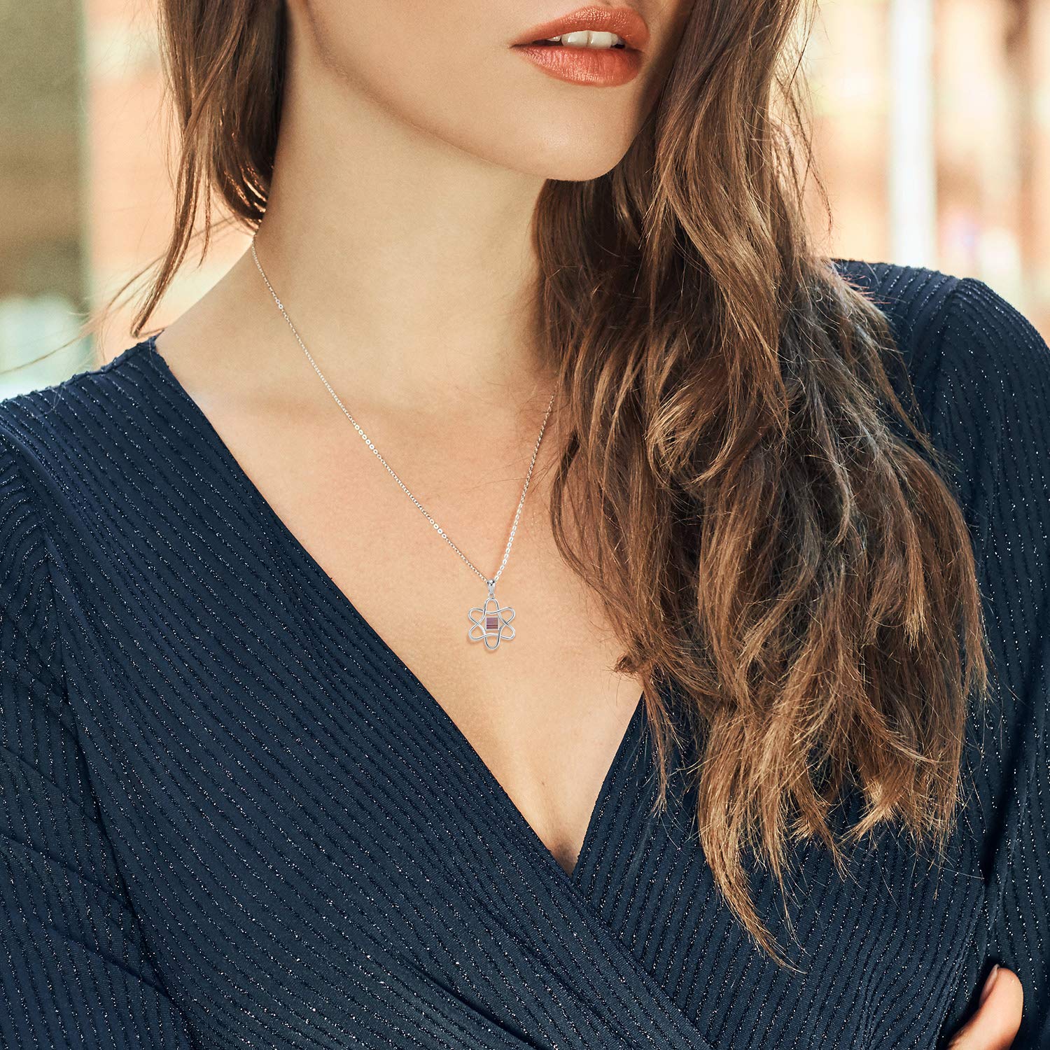 925 Sterling Silver Star of David Pendant Necklace with Jerusalem Nano Bible - 18 Inch Silver Chain for Jewish Jewelry Gifts & Religious Occasions