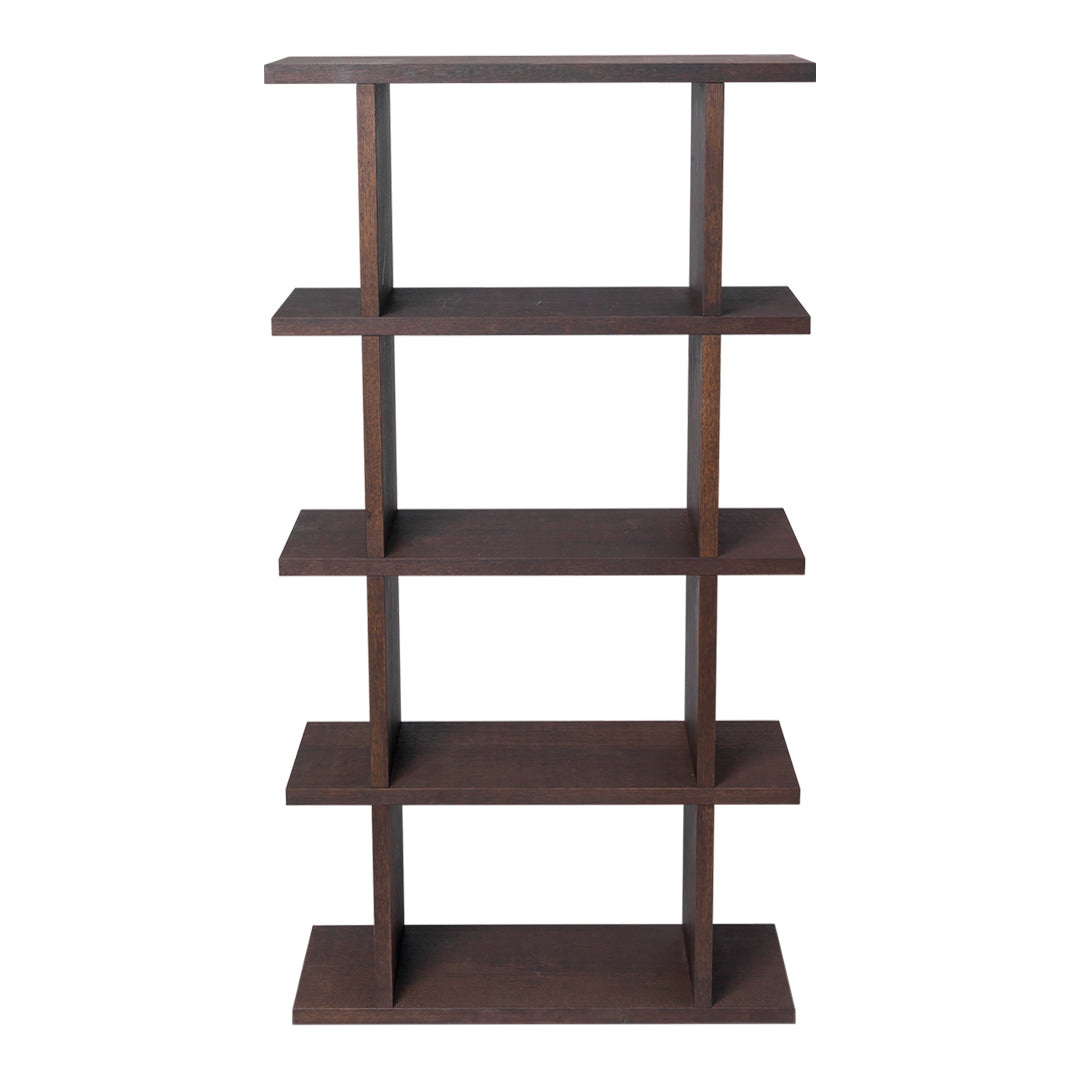 Ferm Living Kona Bookcase - Modern Wooden Bookshelf for Home & Office Storage | Stylish Display Shelf for Living Room, Bedroom, or Study