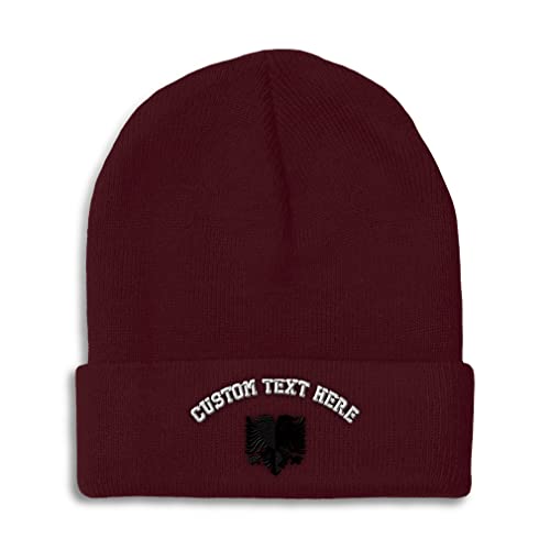 Burgundy Personalized Text Here