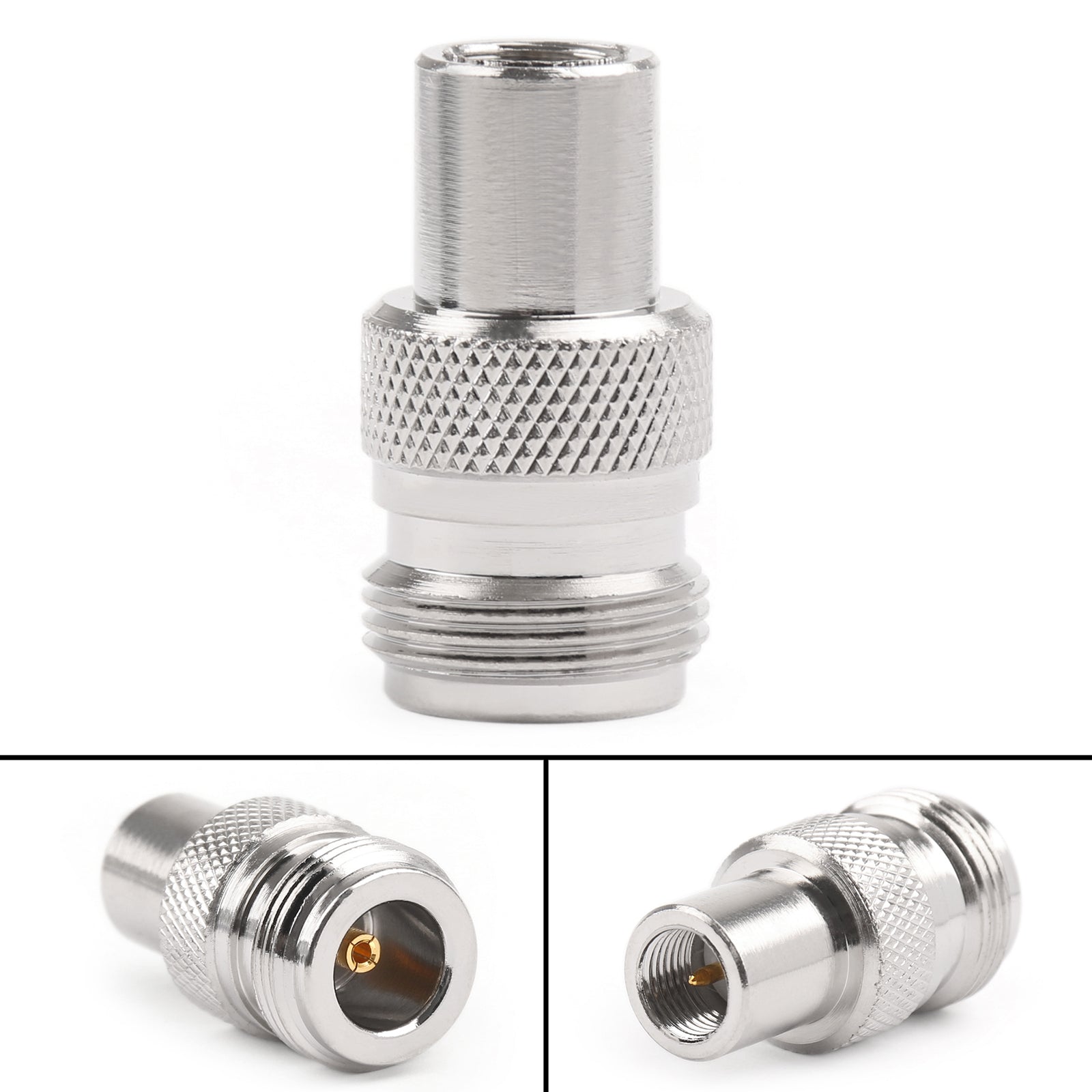 10pcs FME Male to N Female RF Coaxial Connector Adapter - Weatherproof Coax Cable Converter for Ham Radio, Antenna, CCTV & Automotive GPS Installations