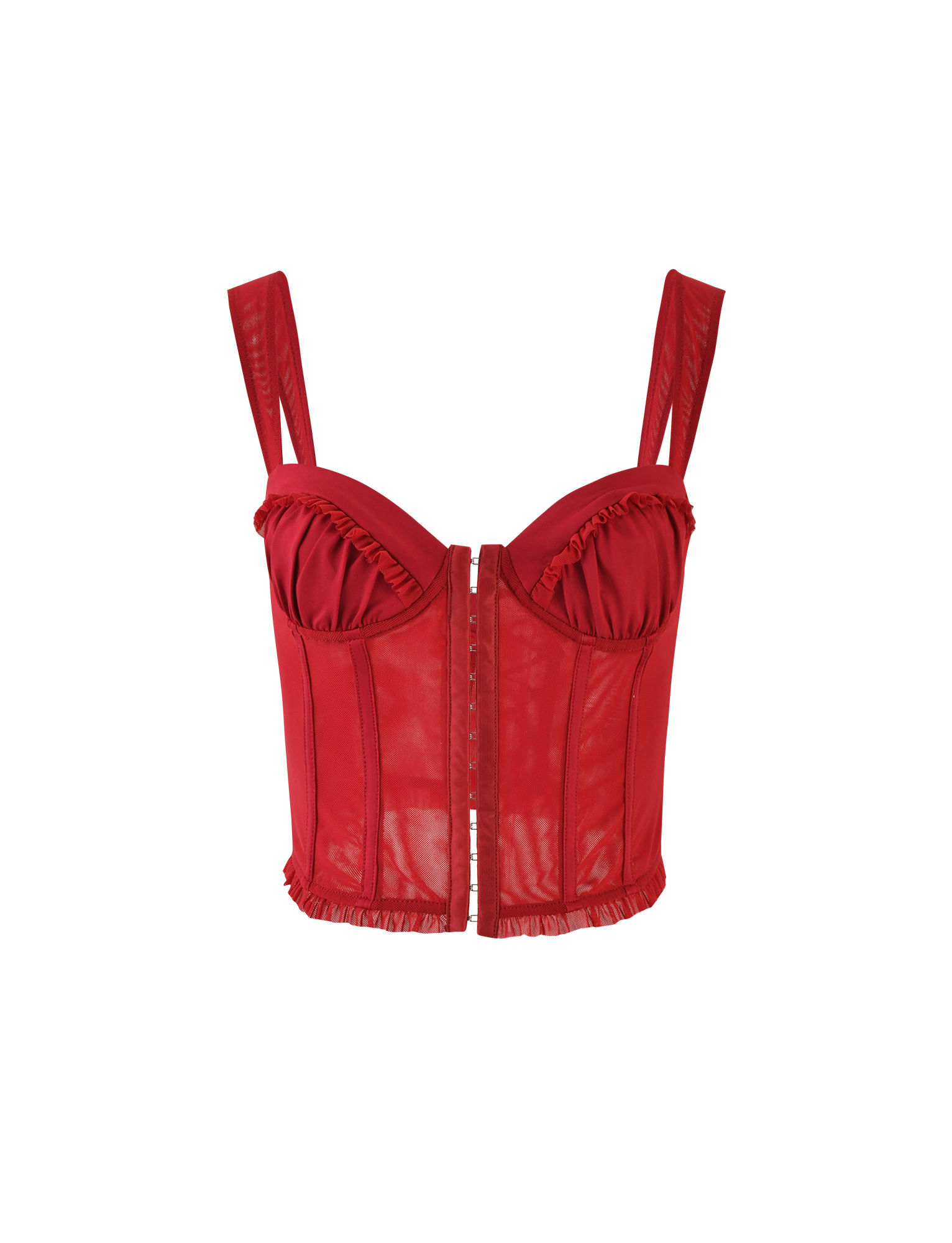 GINNY TOP Women's Casual T-Shirt in Cherry Red - Perfect for Summer Outfits, Beach Wear & Everyday Comfort