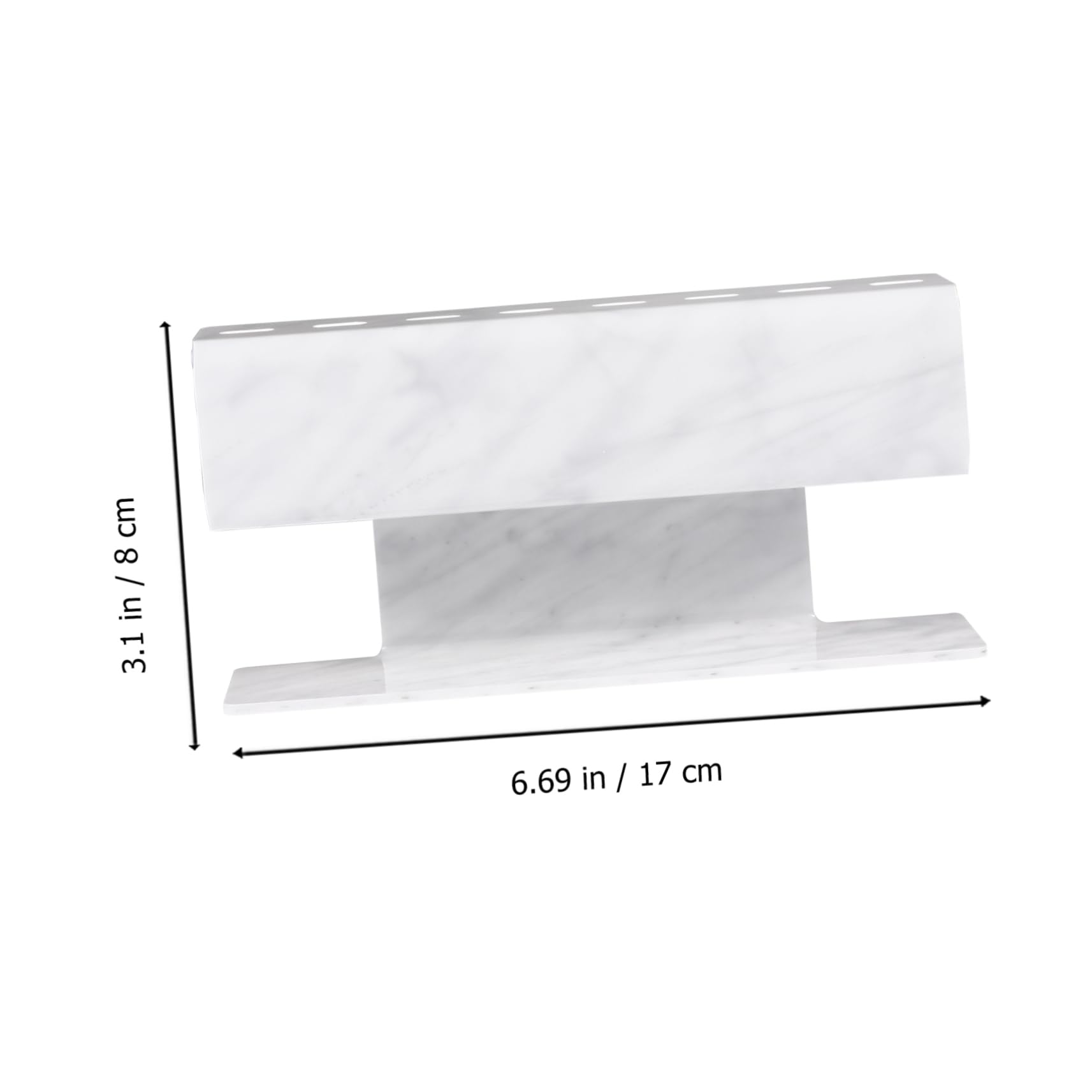 Healeved Acrylic Eyelash Tweezer Holder & Organizer Stand - 17x8cm Makeup Tool Display for Eyelash Extensions, Salon & Professional Use - Perfect for Beauty Counter Organization and Tweezer Storage