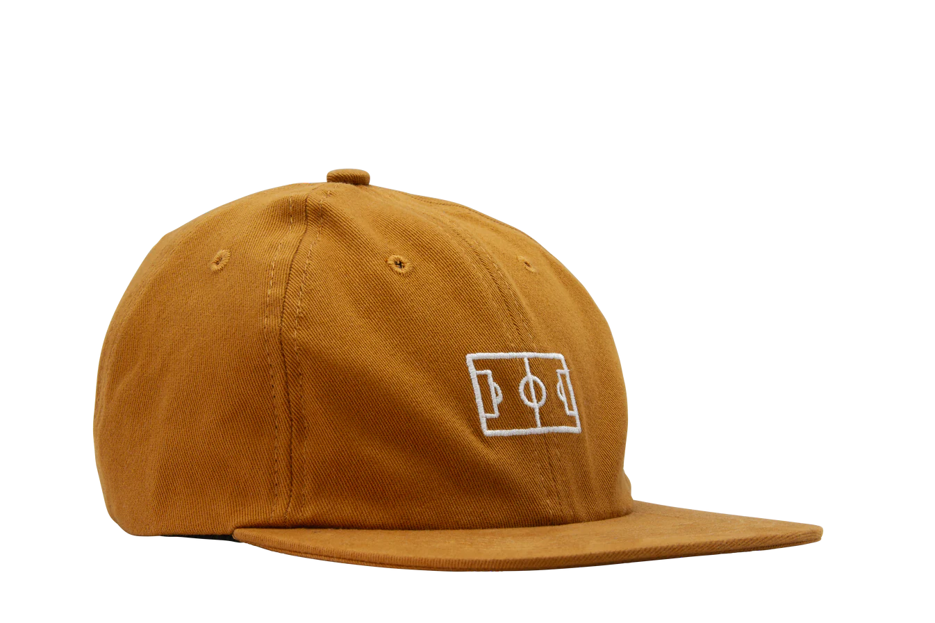 Goiaba E.C. Campo 6-Panel Cotton Hat for Men & Women - Breathable Summer Sun Hat in Caramel - Perfect for Outdoor Activities, Beach, Hiking, and Travel