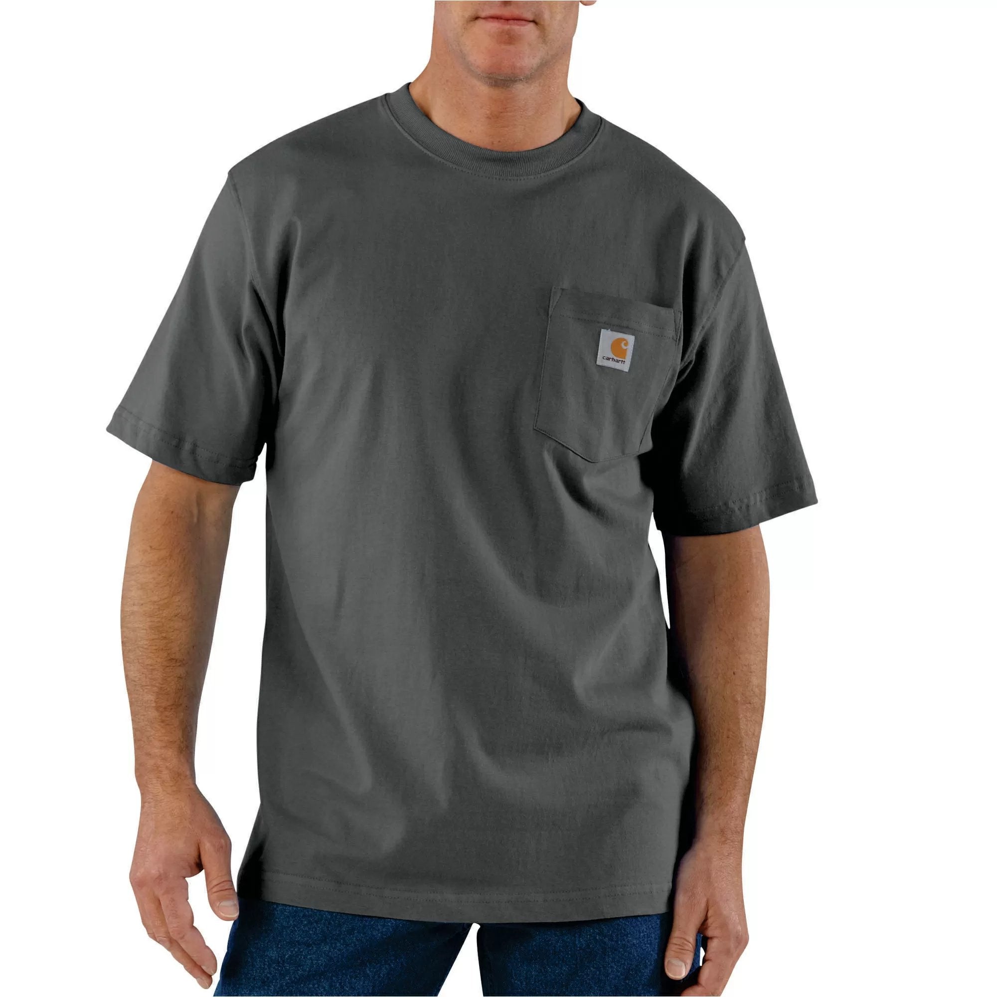 Carhartt® Men's Short Sleeve T-Shirt - Durable Cotton Work Shirt for Construction, Outdoor & Casual Wear