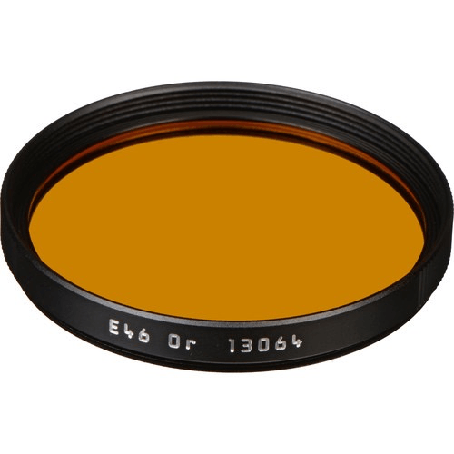 Leica E46 Orange Filter for M Lenses - Enhance Contrast & Reduce Glare | Perfect for Landscape & Black & White Photography