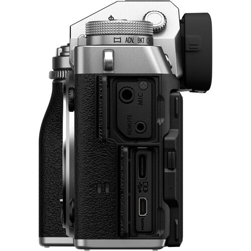 Fujifilm X-T5 Mirrorless Camera Body (Silver) with XF16-50mm F2.8-4.8 R LM WR Lens Kit - Professional Travel & Street Photography Digital Camera for Vloggers & Content Creators