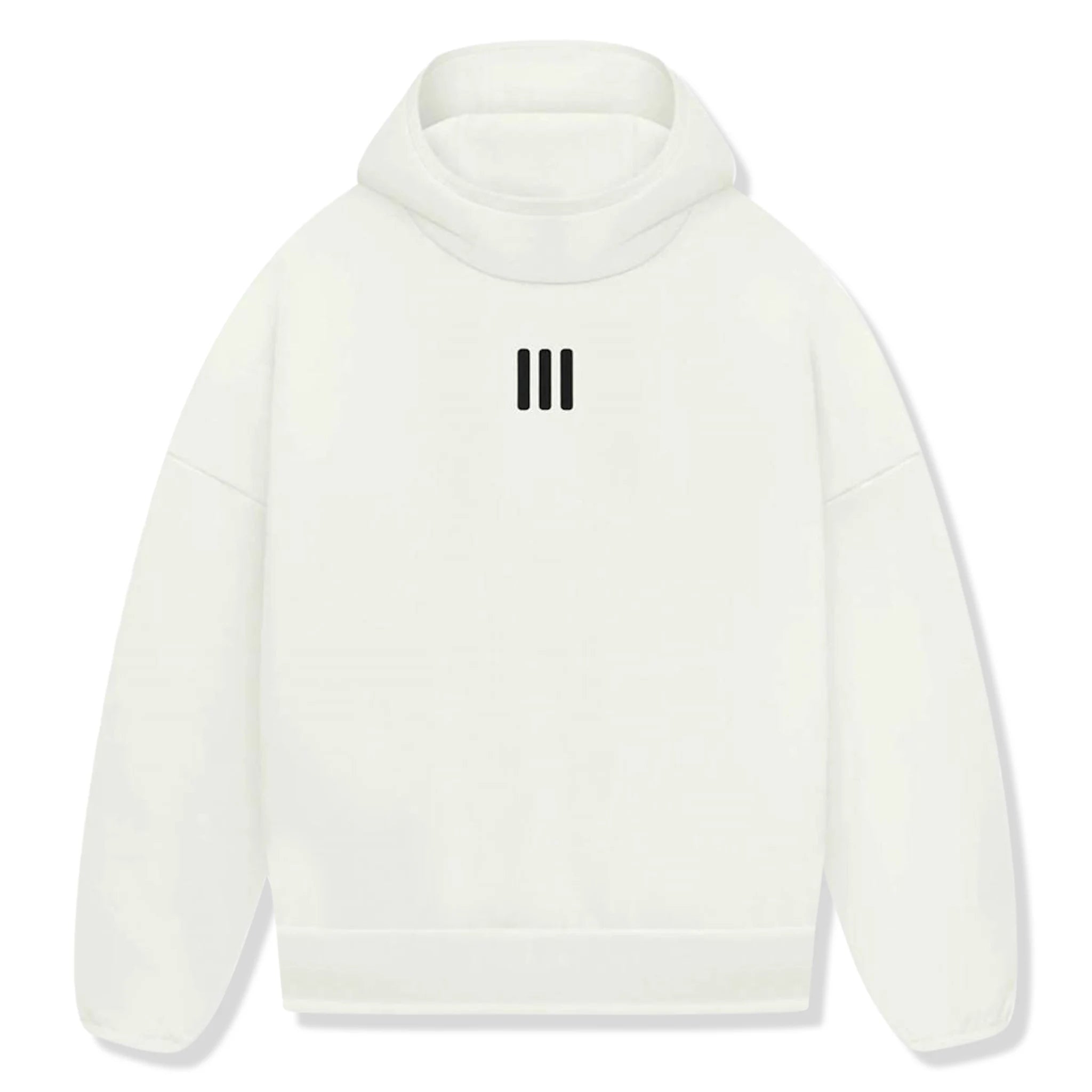Adidas x Fear Of God Athletics Heavy Fleece Hoodie - Cream White | Men's Streetwear Sweatshirt for Casual & Gym Wear