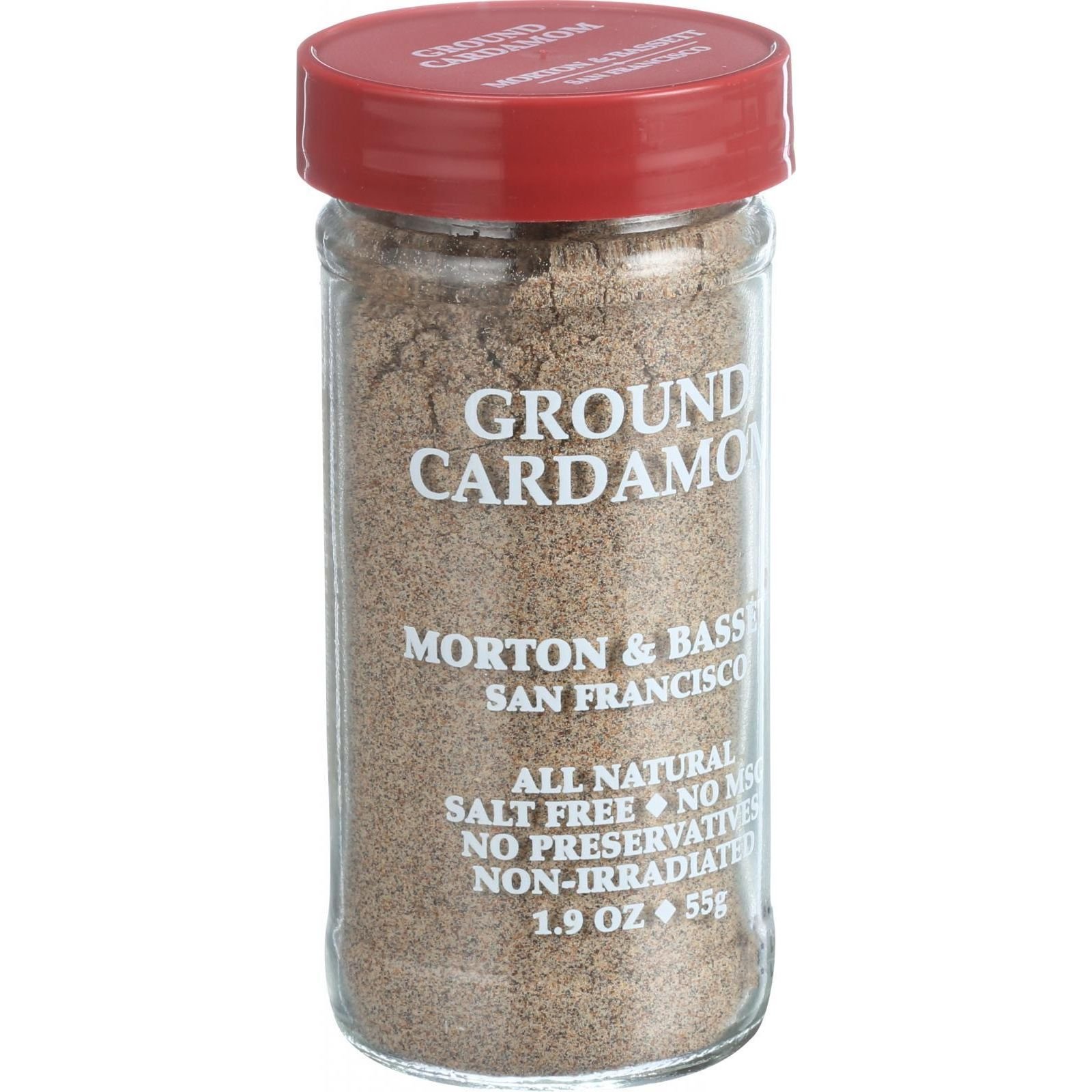 Organic Ground Cardamom Spice - 1.9 oz (Pack of 3) | Gluten Free, Yeast Free | Perfect for Baking, Chai Tea & Indian Cuisine | Morton & Bassett Premium Seasoning