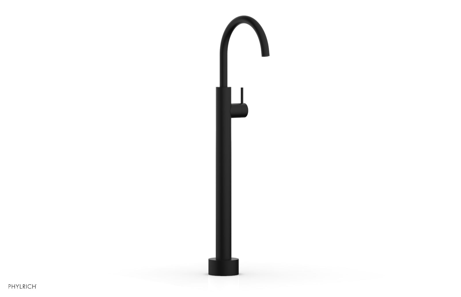 BASIC II Low Floor Mount Tub Filler with Lever Handle - 230 45 04 - Perfect for Modern Bathroom Renovations and Spa-Like Showers