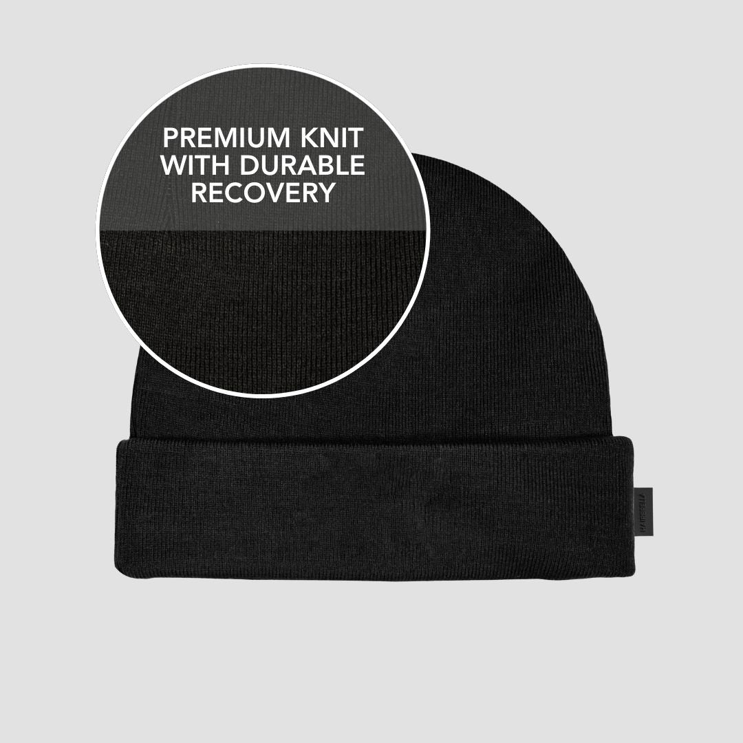 Waterproof Men's Satin Lined Cuffed Beanie Hat for Winter - Warm & Stylish Cold Weather Accessory for Outdoor Activities
