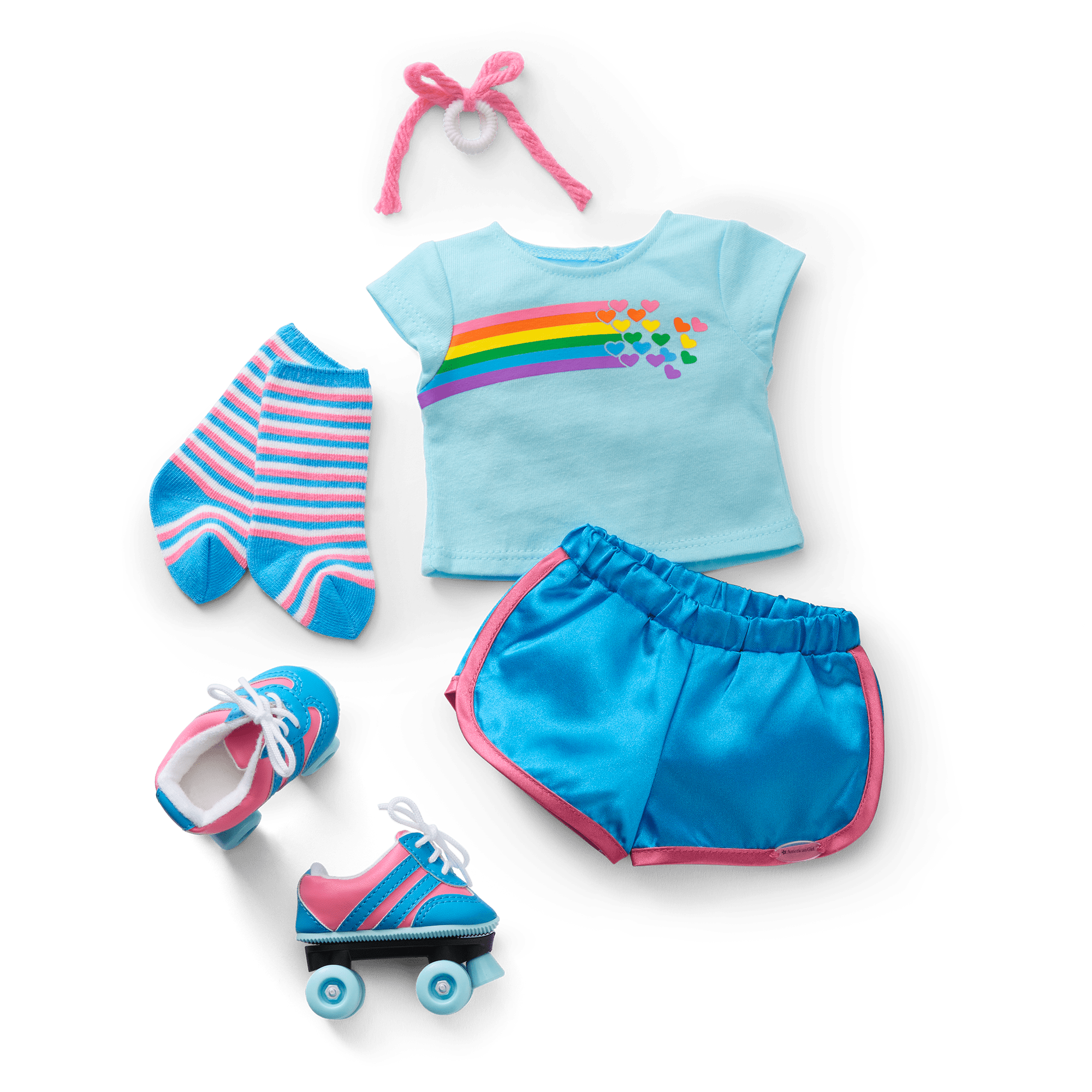 Julie’s™ 18 Inch Doll Summer Skating Outfit - Historical Character Doll Clothes for American Girl Dolls | Perfect for Playtime, Collecting & DIY Fashion Shows