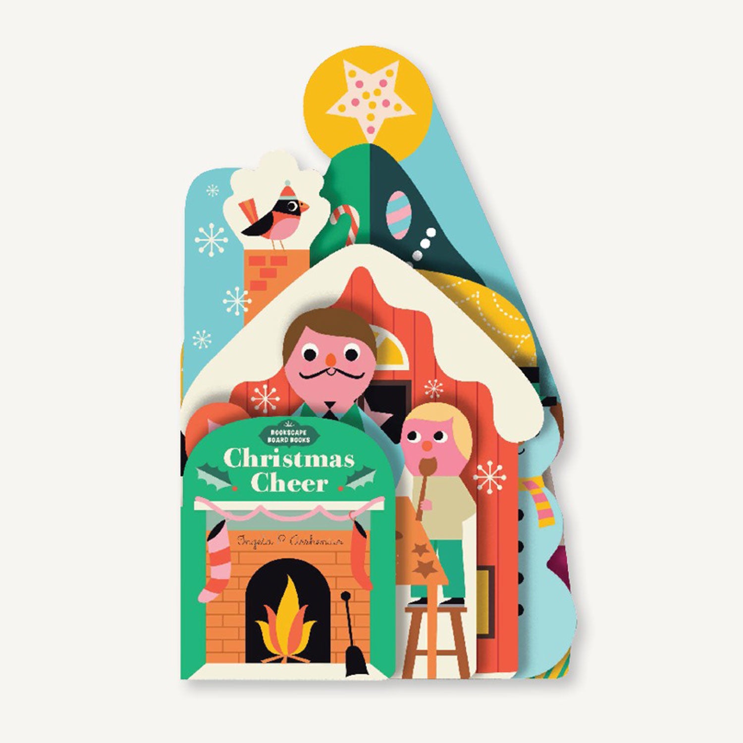 Bookscape Board Books - Christmas Cheer for Toddlers | Durable Holiday Storybooks for Kids | Perfect for Christmas Gifts & Early Learning