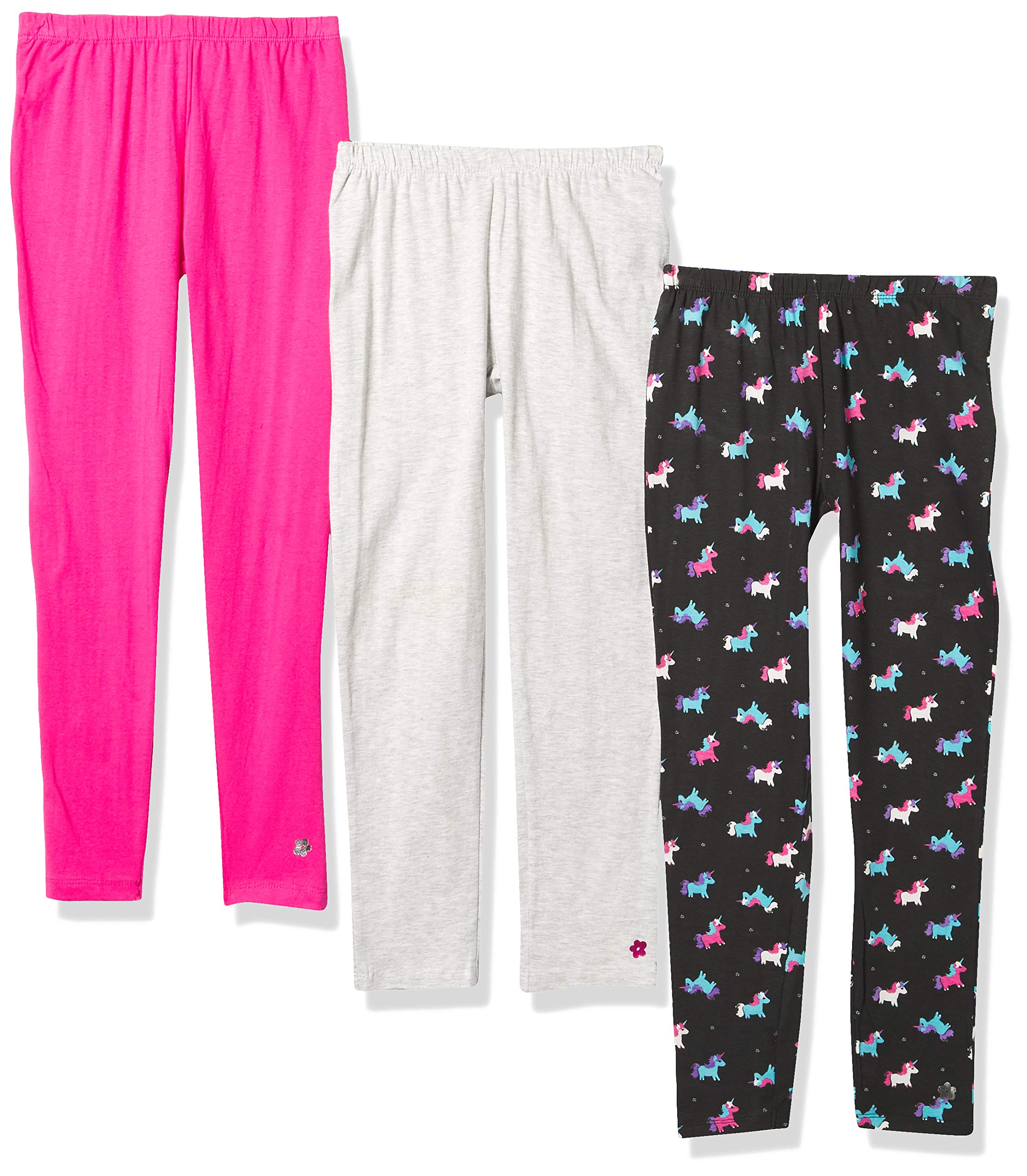 Limited Too Girls' 3-Piece Knit Leggings Set - Soft Stretchy Comfort Pants for School, Play & Everyday Wear | Toddler to Teen Sizes