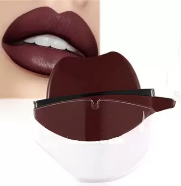 Elecsera Matte Lipstick - Long Lasting, Waterproof, Non-Stick Cup Lipstick (Maroon, 10g) for Everyday Wear, Parties & Special Occasions