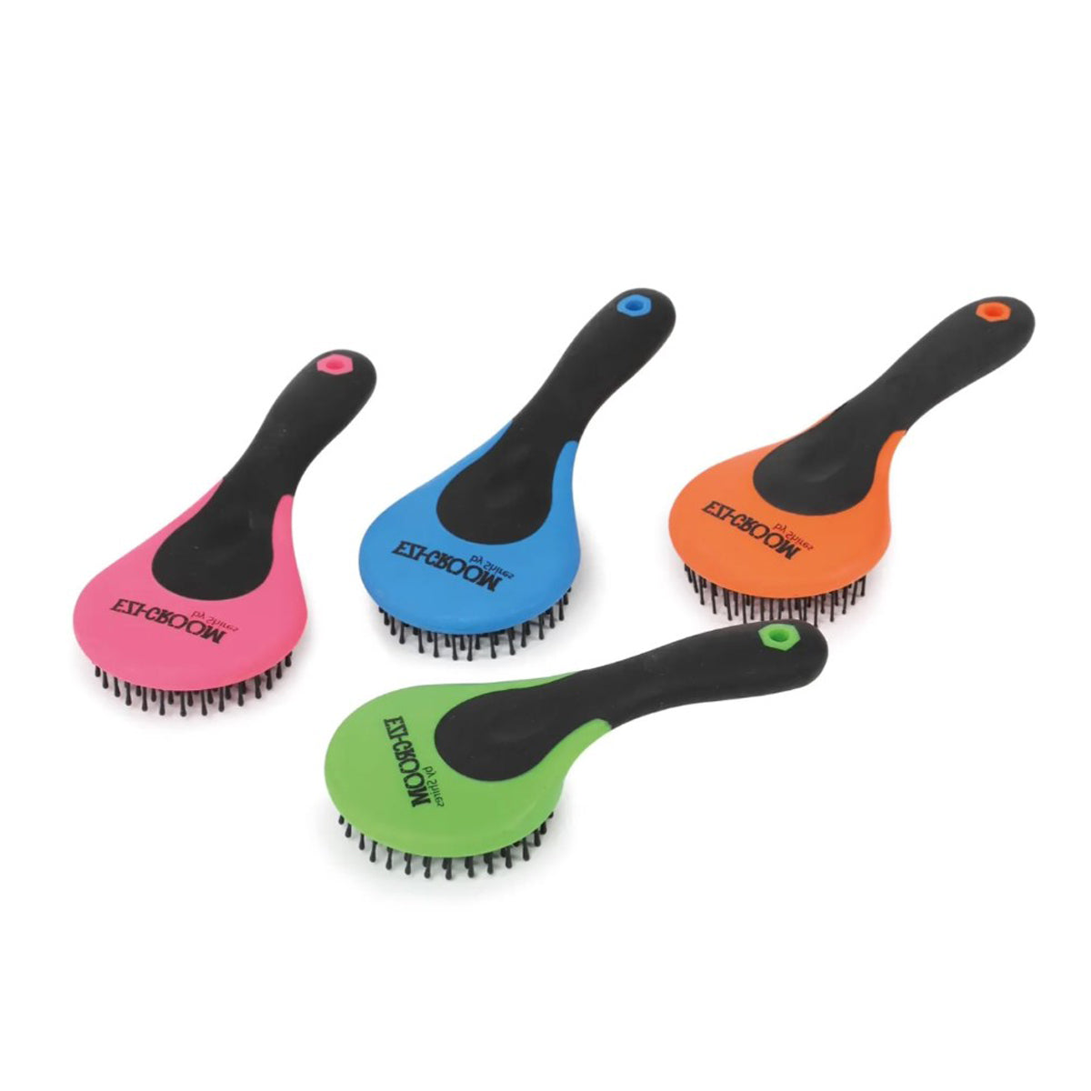 EZI Groom Grip Mane and Tail Brush for Horses - Detangling & Shining Horse Hair Brush - Perfect for Grooming, Show Prep & Daily Care