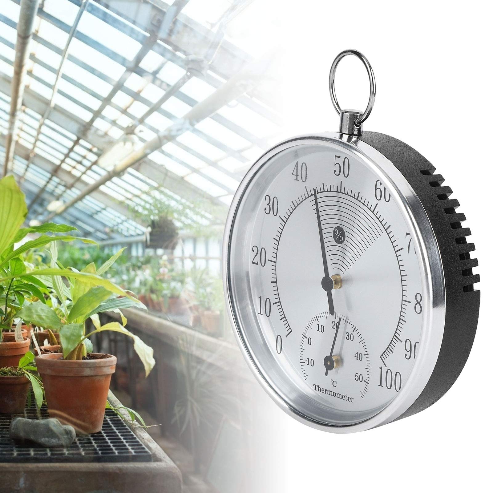 Accurate Greenhouse Hygrometer & Thermometer - High Permeability Digital Humidity Meter for Indoor/Outdoor Plants, Home Gardening, and Greenhouse Monitoring - Perfect for Hydroponics, Terrariums, and Plant Nurseries
