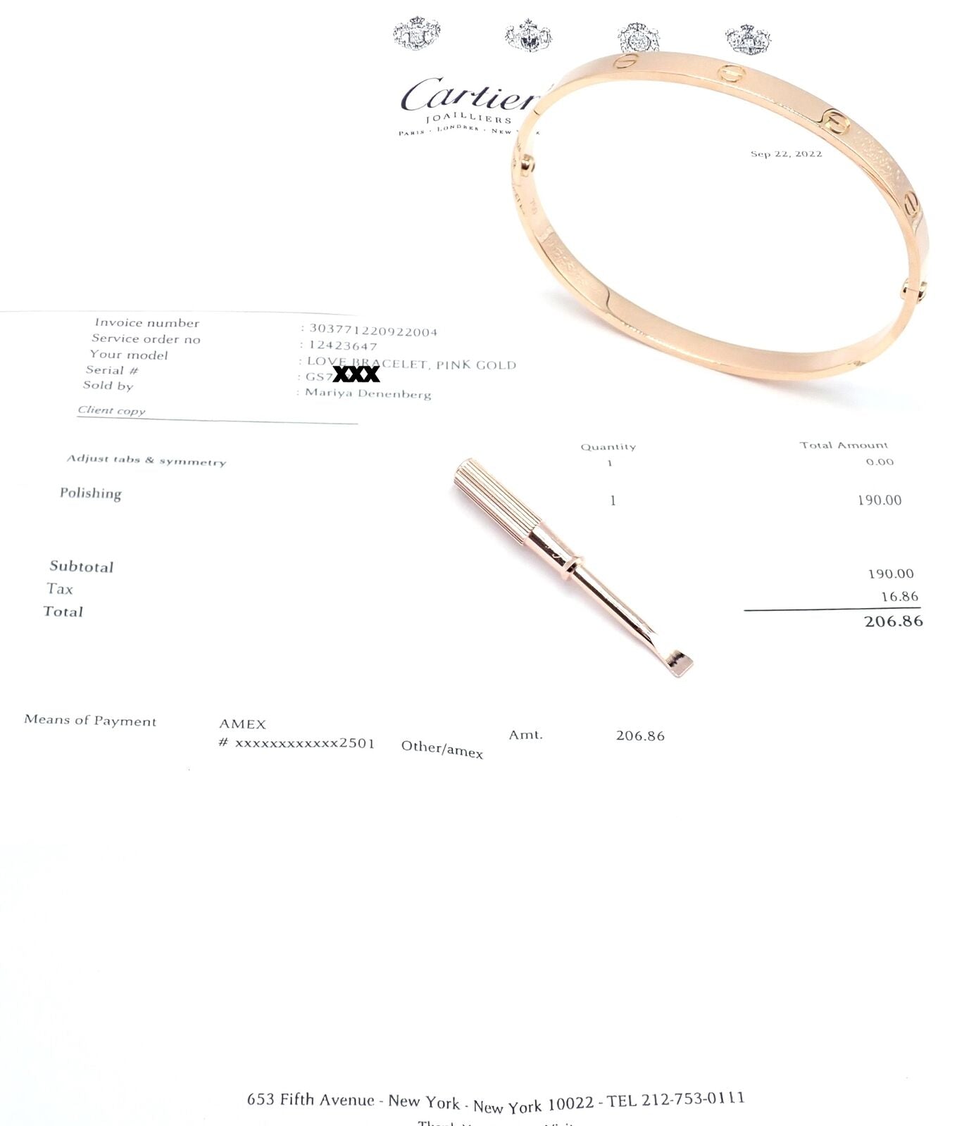 Authentic Cartier 18k Rose Gold Love Bangle Bracelet - Size 21 - Luxury Jewelry for Women - Perfect for Anniversaries, Weddings & Special Occasions