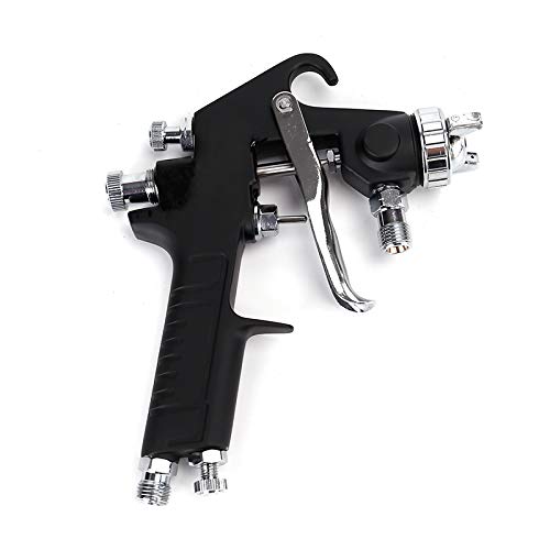 Heavy Duty Pressure Feed Industrial Spray Gun with 1.3mm Fluid Tip - Professional Paint Sprayer for Automotive, Woodworking & Metal Coating