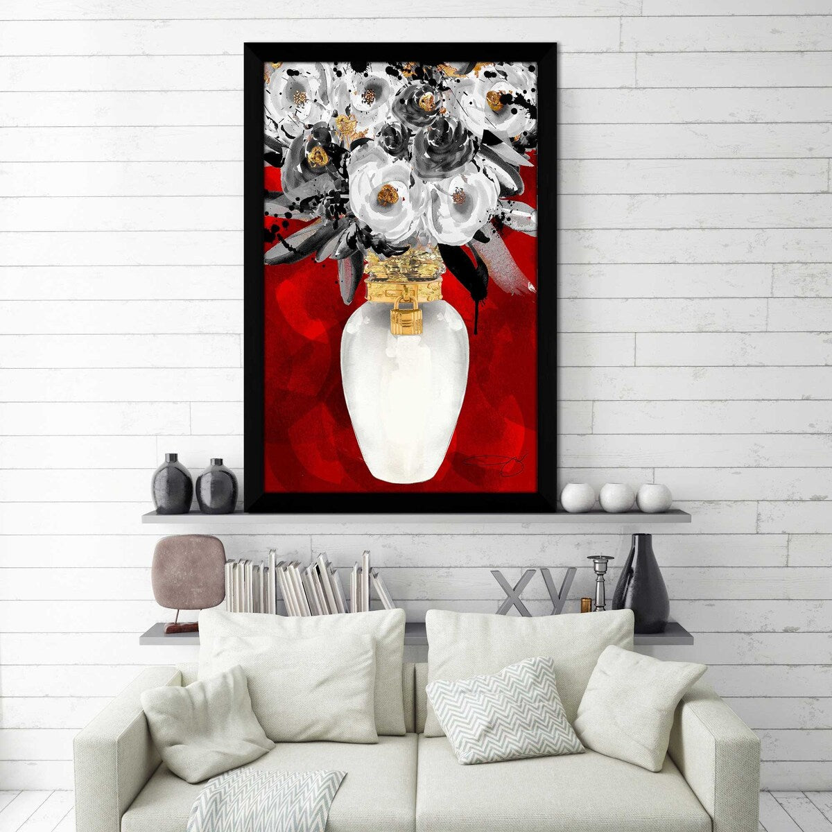 Jodi Print Always Fresh Red Acrylic Wall Art - Perfect for Home, Office & Gift Giving