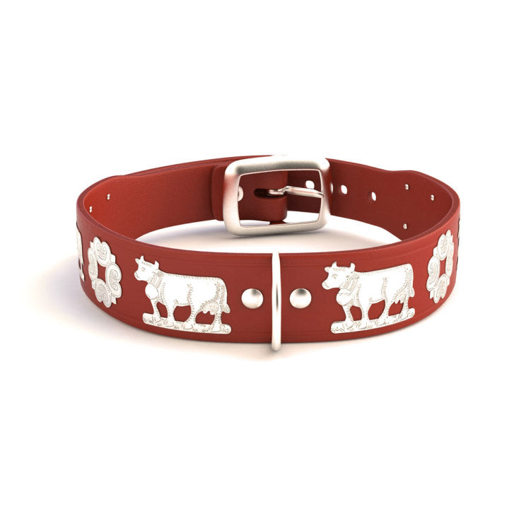 Small Contemporary Swiss Dog Collar - Premium Pet Accessory for Small Dogs | Perfect for Daily Walks, Training & Fashion Outfits