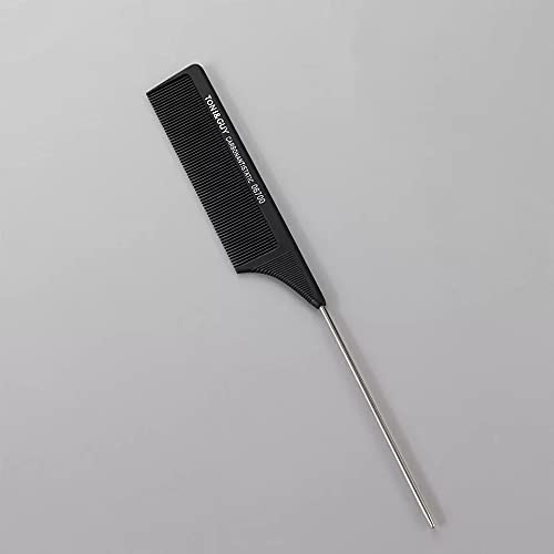 Mahpex Tony & Guy Professional Hair Tail Comb - Salon Styling Comb for Hair Cutting & Styling - Stainless Steel Spiked Tool for Barbers & Hairstylists - Perfect for Salon, Home & Travel Use
