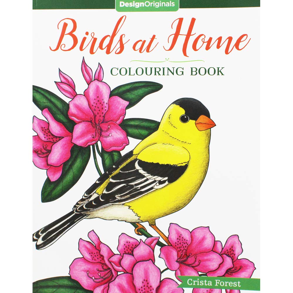 Birds at Home Coloring Book for Adults - Relaxing & Stress Relief Activity with Beautiful Bird Designs | Perfect for Art Therapy, Gifts & Home Decor