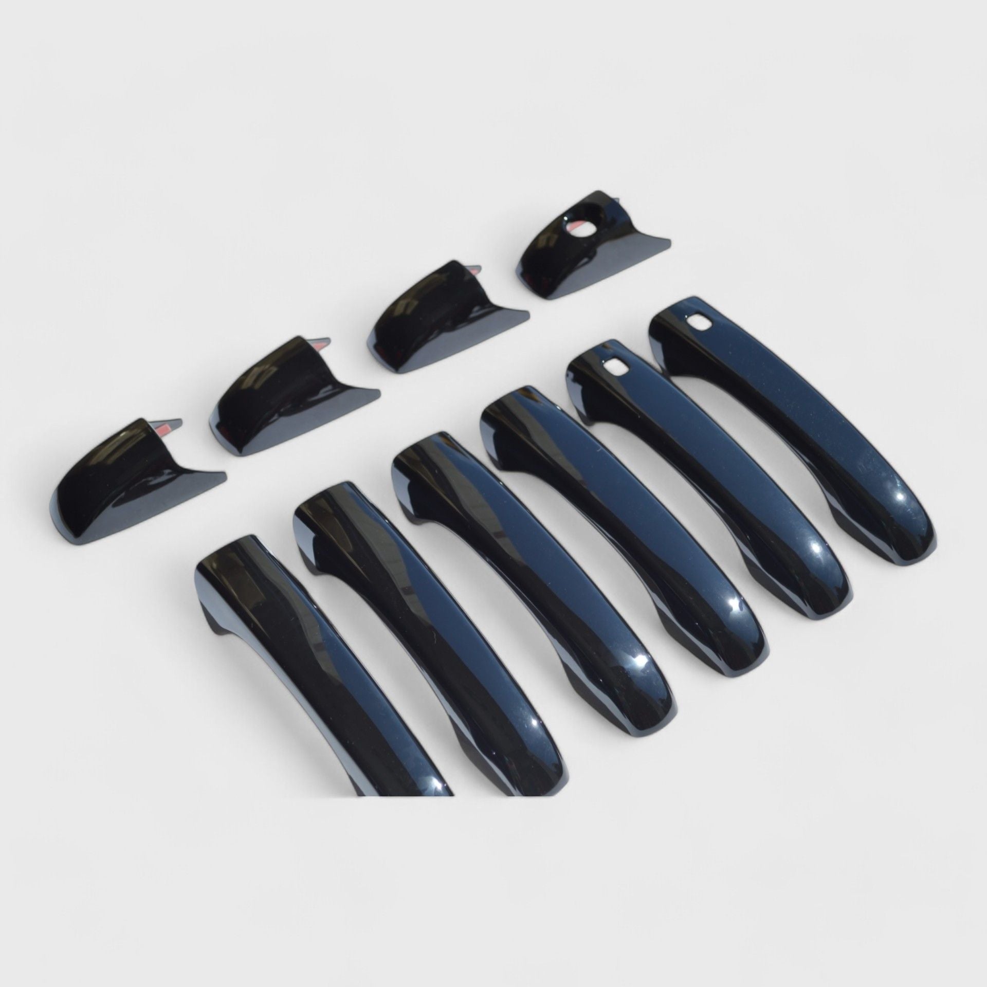 Gloss Black Chrome Delete Door Handle Cover for Cars - DH6187BLK - Upgrade Your Vehicle's Style & Protection (Perfect for Sedans, SUVs, and Trucks)