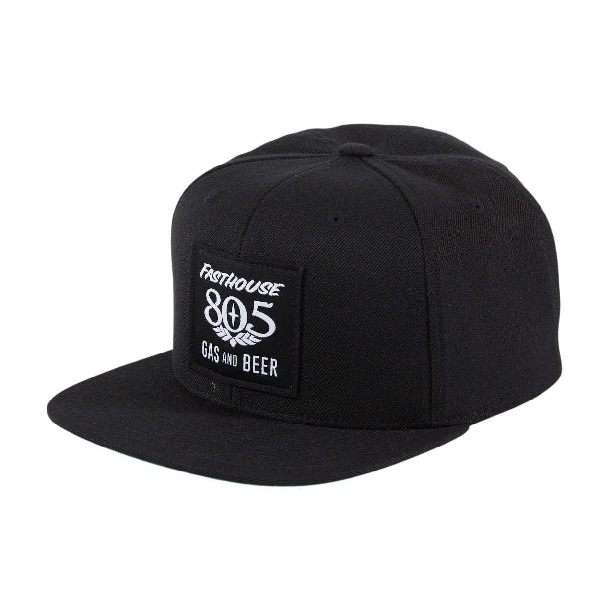 Fasthouse 805 OG Snapback Hat - Black | Adjustable Baseball Cap for Men & Women | Perfect for Casual Wear, Sports, and Outdoor Activities