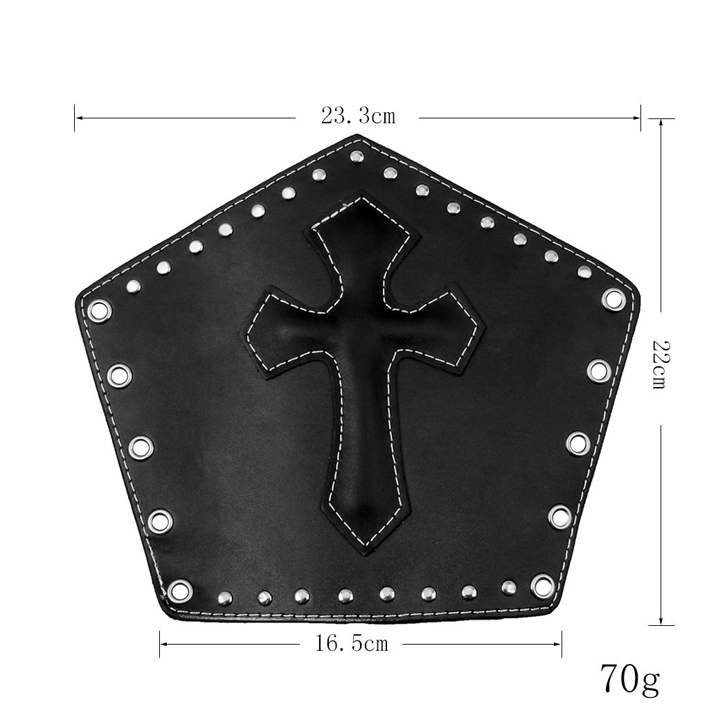 JAOYU Men's Leather Bracers - Medieval Arm Armor Cuffs & Viking Gauntlets for Cosplay, LARP, Renaissance Fairs - Perfect for Costume Accessories, Role Playing & Historical Reenactments
