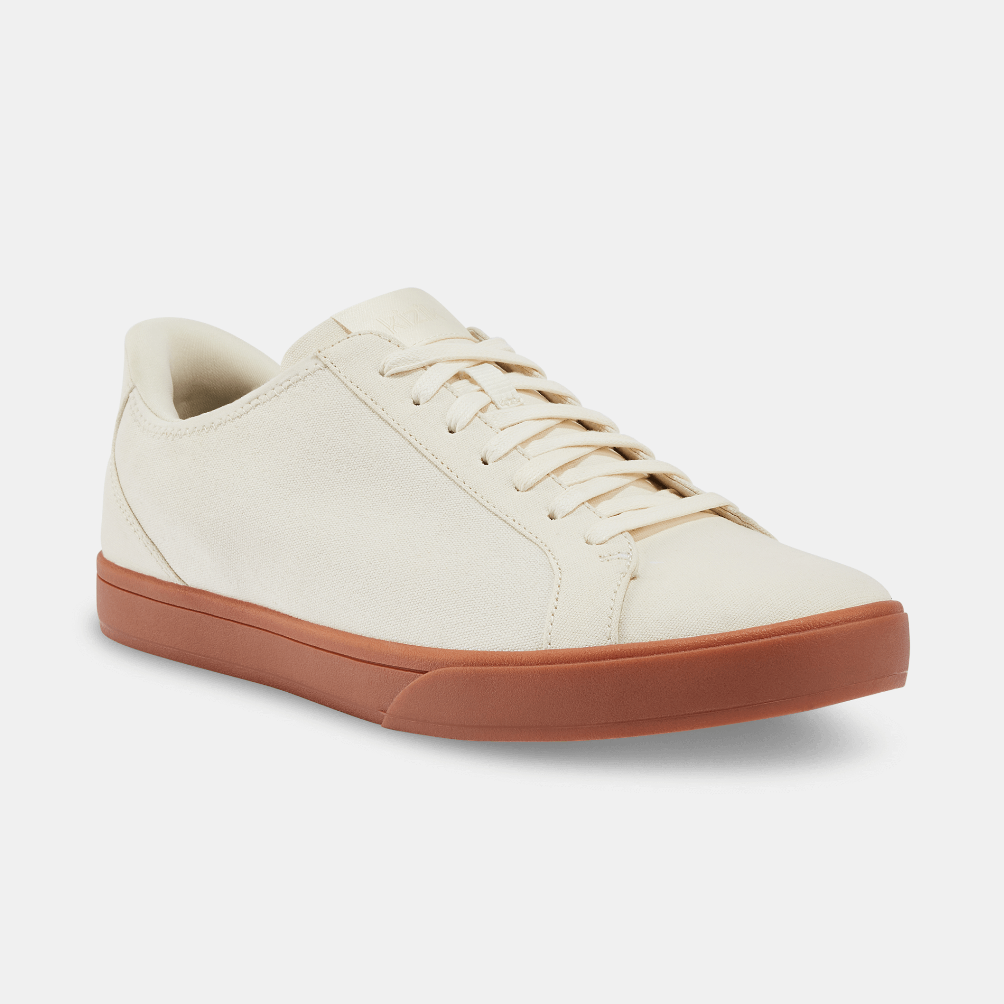 Men's Irvine Sneakers - Pristine White & Gum Sole - Casual Walking Shoes for Men | Perfect for Everyday Wear, Gym & Outdoor Activities