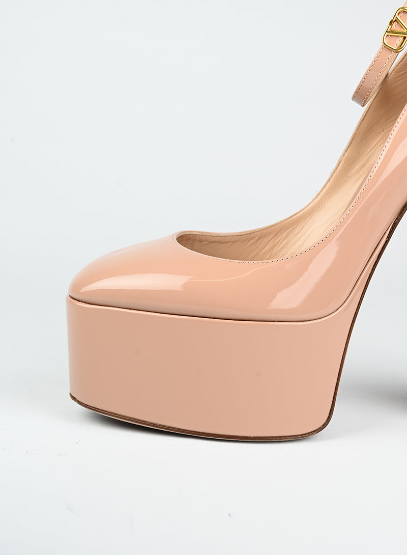 Valentino Décolleté Pink Patent Leather Heels - Size 40 | Luxury High Heels for Women | Perfect for Evening Parties & Special Occasions