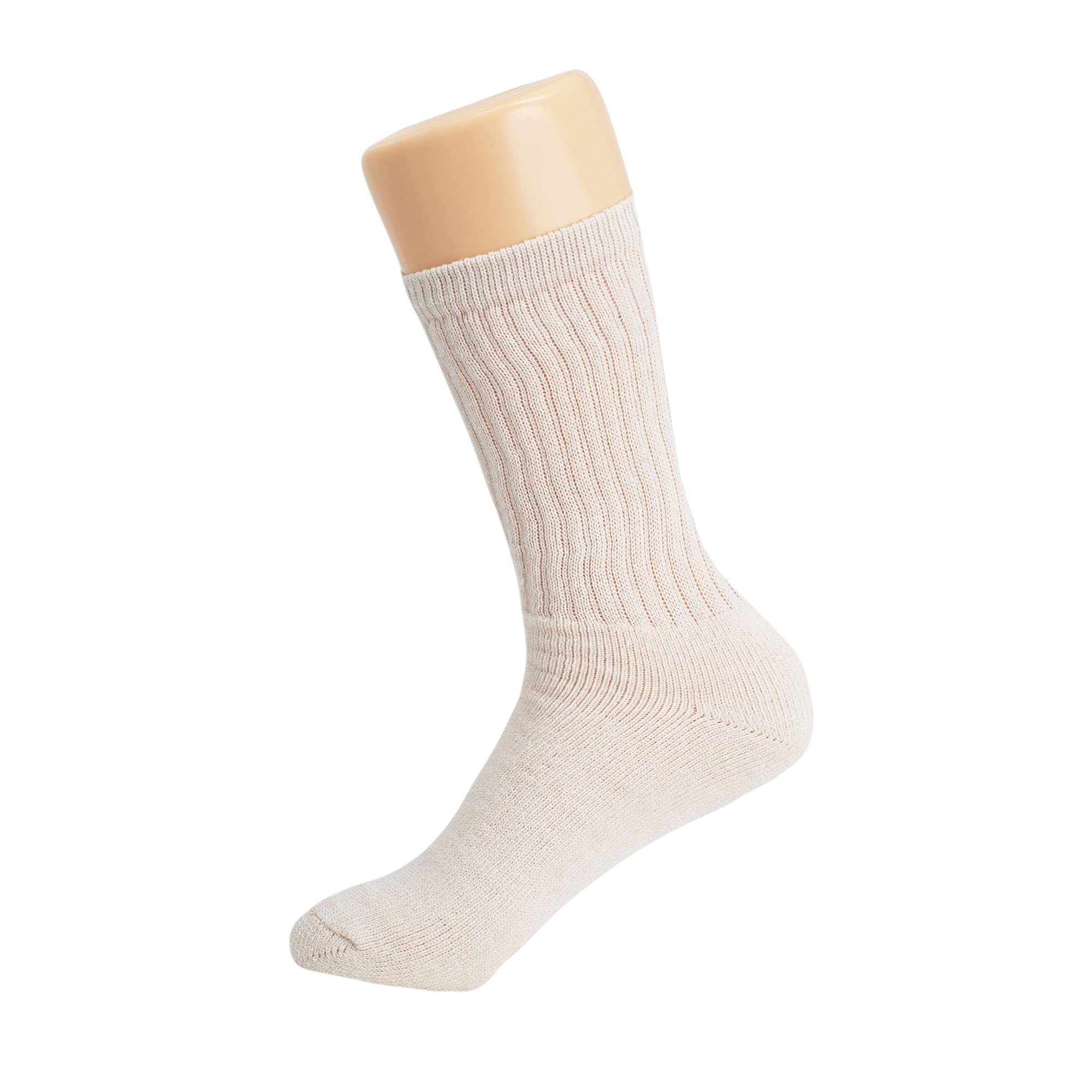 Premium American-Made Cotton Cushion Crew Socks for Men - Breathable Athletic Sports Socks for Running, Hiking & Workout - Comfortable Everyday Casual Wear