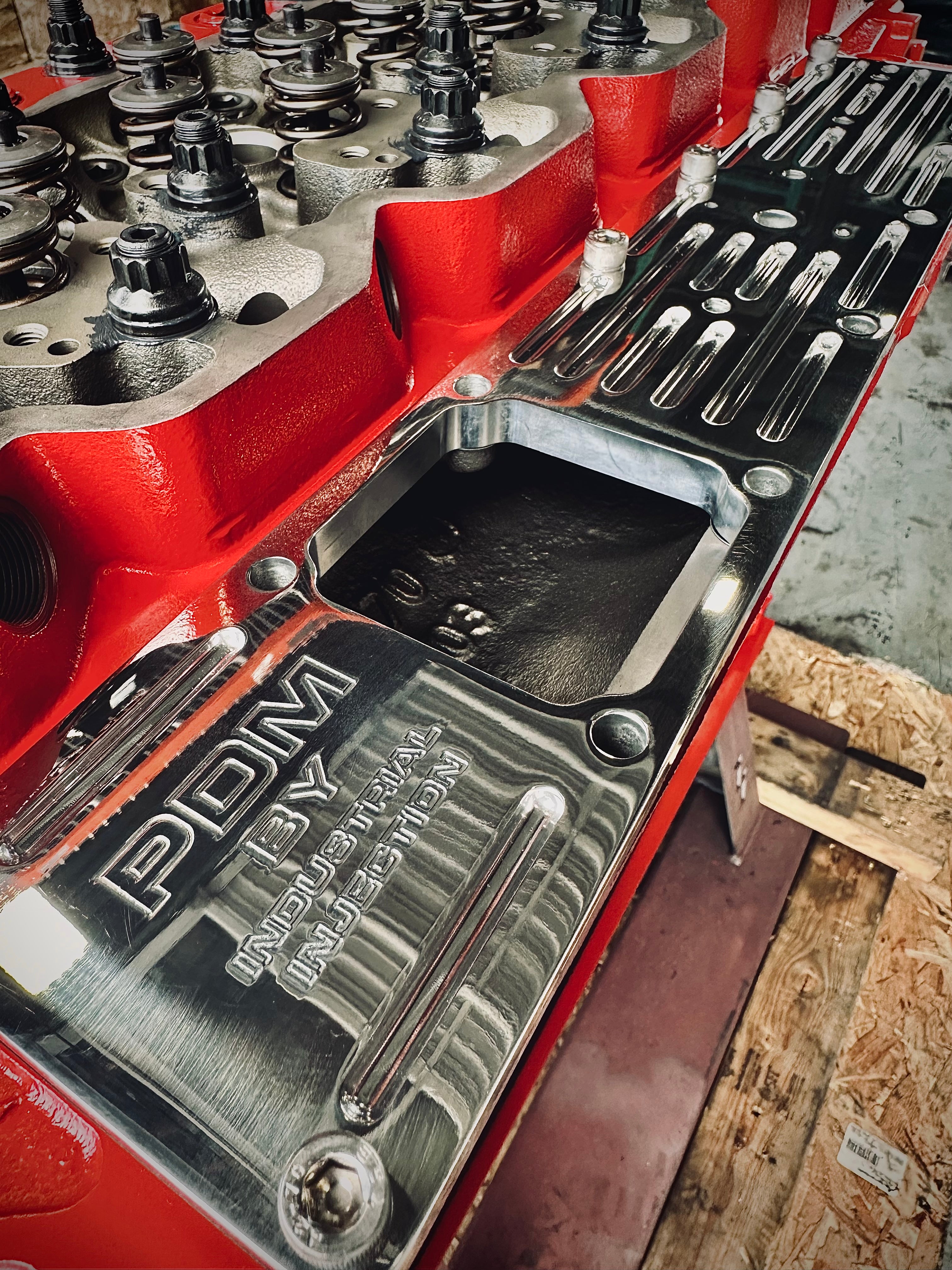 2003-2007 Dodge Ram 5.9L Cummins Turbo Diesel Polished Billet Aluminum Intake Plate - Performance Upgrade for Better Airflow (Perfect for Off-Roading & Towing)