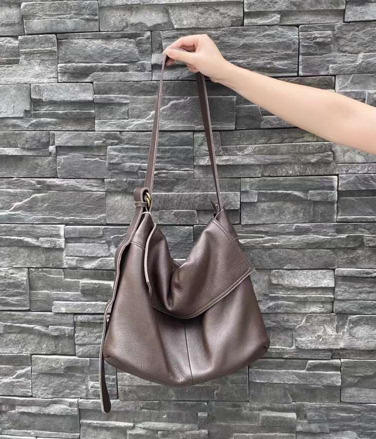 Premium Large Capacity Italian Leather Crossbody Bag for Women - Stylish & Durable Everyday Shoulder Purse for Work, Travel & Shopping