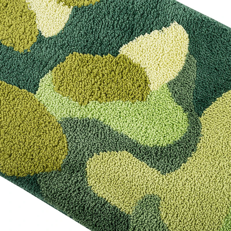 Handmade Nature-Inspired Tufted Runner Rug - Soft & Durable for Hallways, Bedrooms & Entryways | Eco-Friendly Home Decor