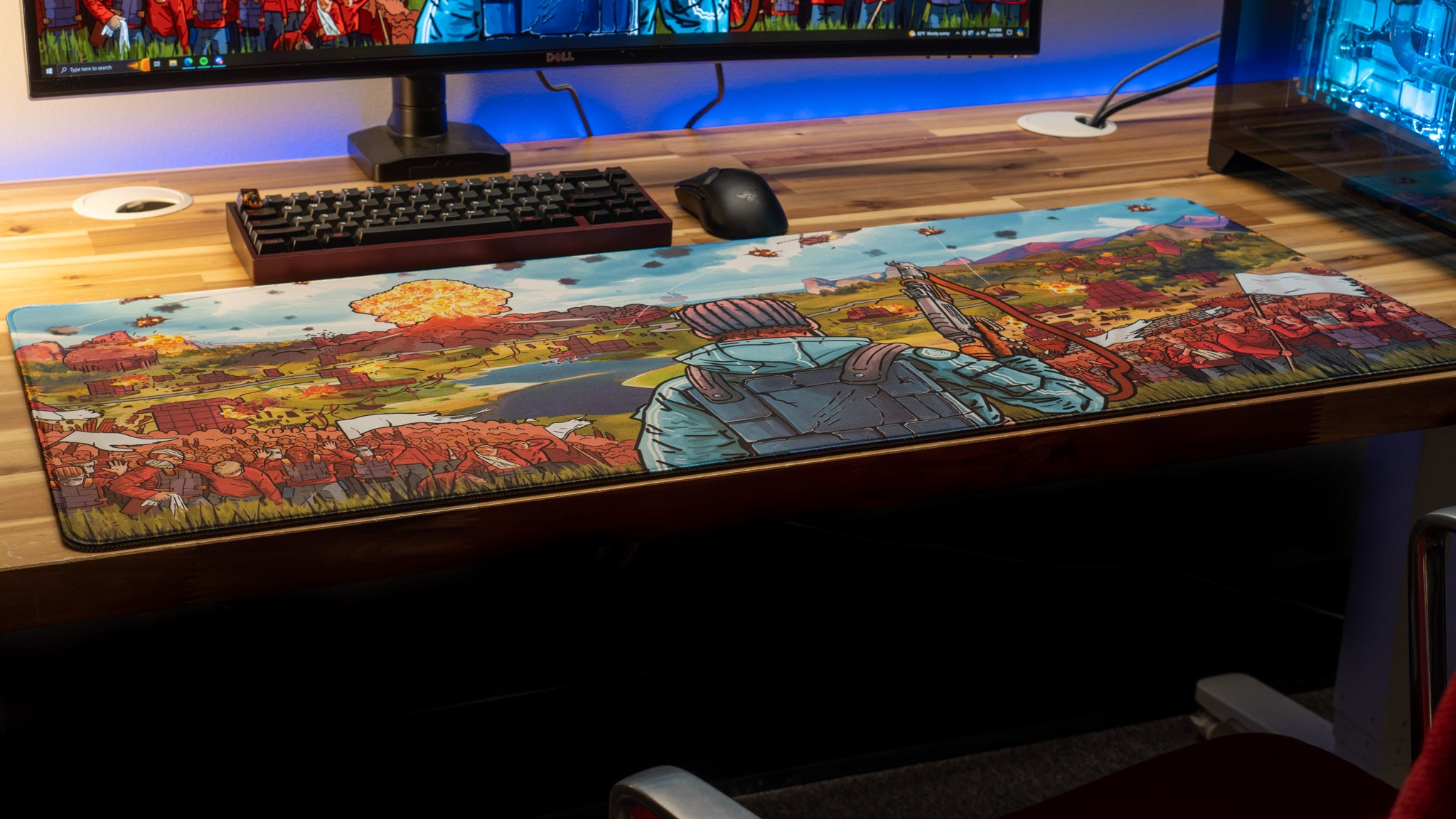 Coma Endgame Limited Edition XL Gaming Mouse Pad - Rust Themed for Content Creators | Perfect for Streamers, Gamers & PC Enthusiasts