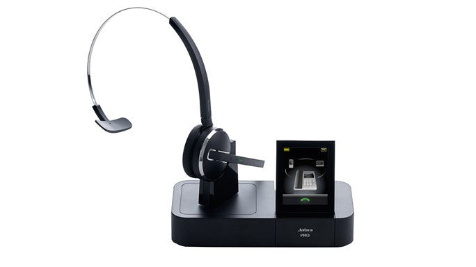 Jabra PRO 9470 Wireless Headset with Noise Cancellation - Bluetooth Office Headphones for Business Calls & Online Meetings (UK/HK/SG Version) - Perfect for Remote Work, Call Centers & Home Office Use